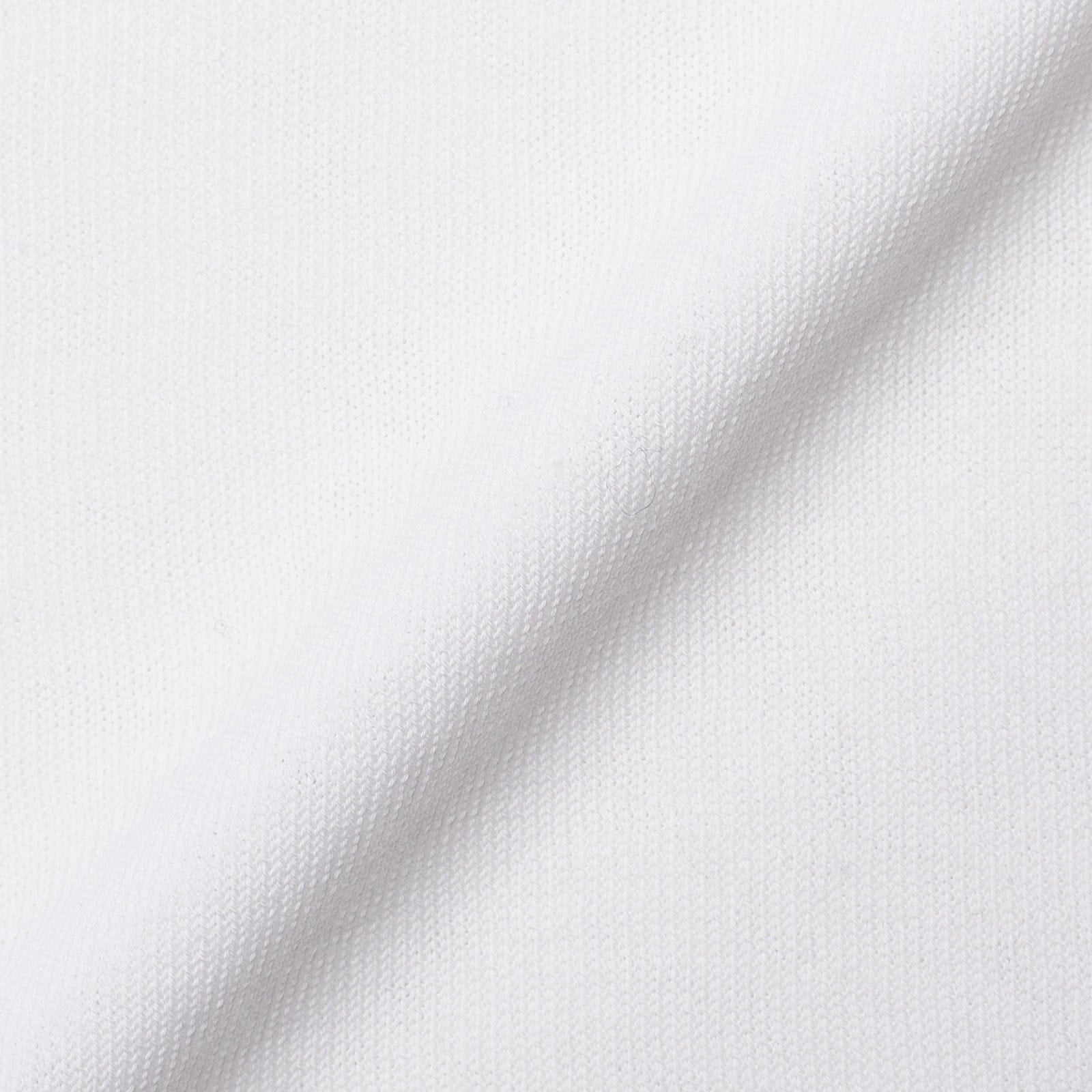 MALO "Makó" Cotton White Semi-Crepe Ribbed Crewneck Sweater EU 54 NEW US L