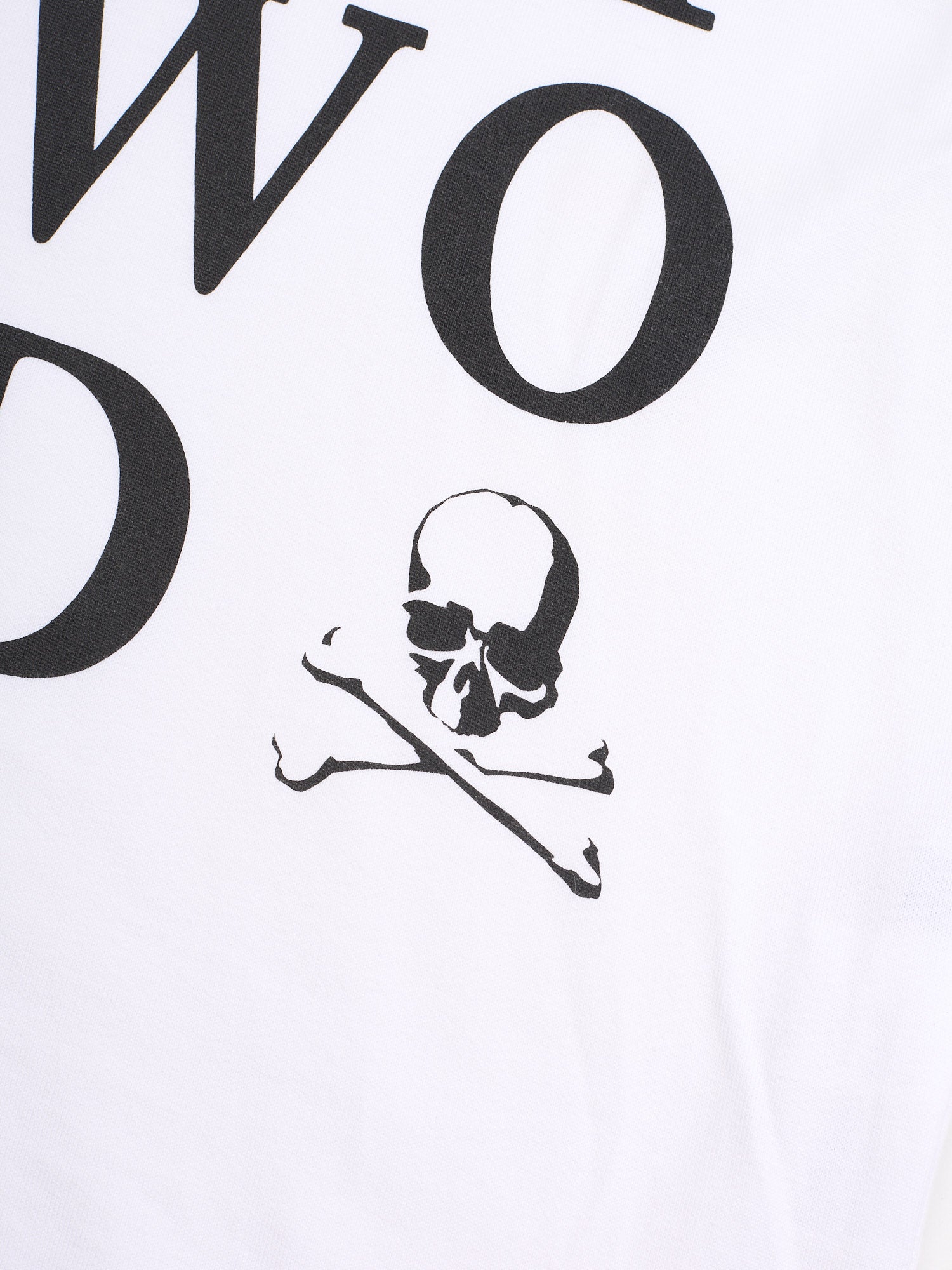 MASTERMIND WORLD White Cotton Logo Print Long Sleeve T-shirt