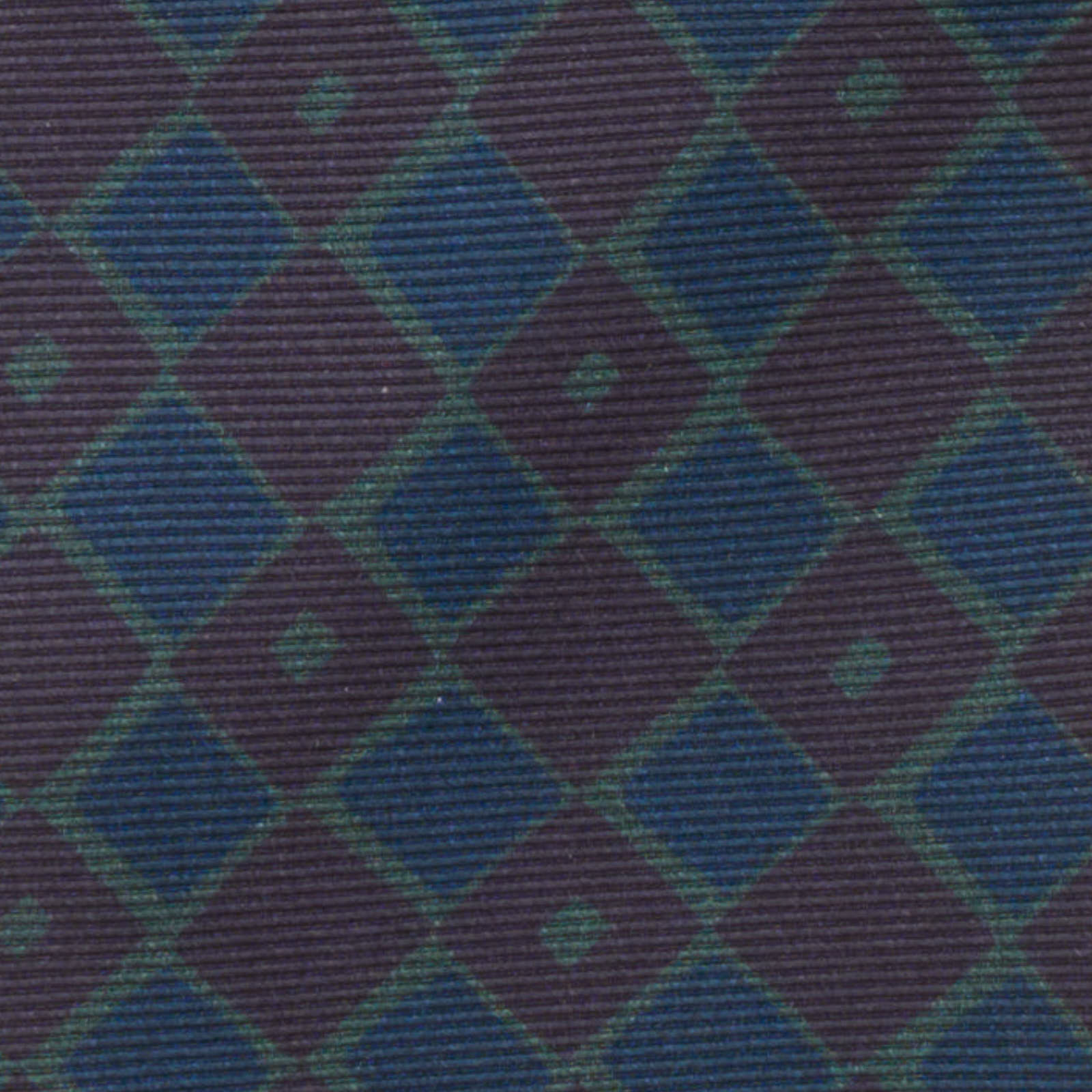 MATTABISCH FOR VANNUCCI Blue-Drak Purple Geometric Silk Tie NEW