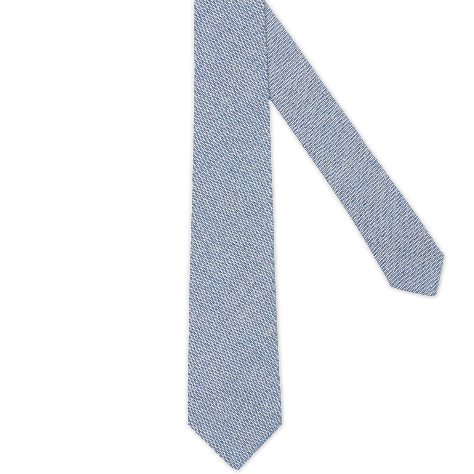 MATTABISCH FOR VANNUCCI Blue Birdseye Silk Tie NEW