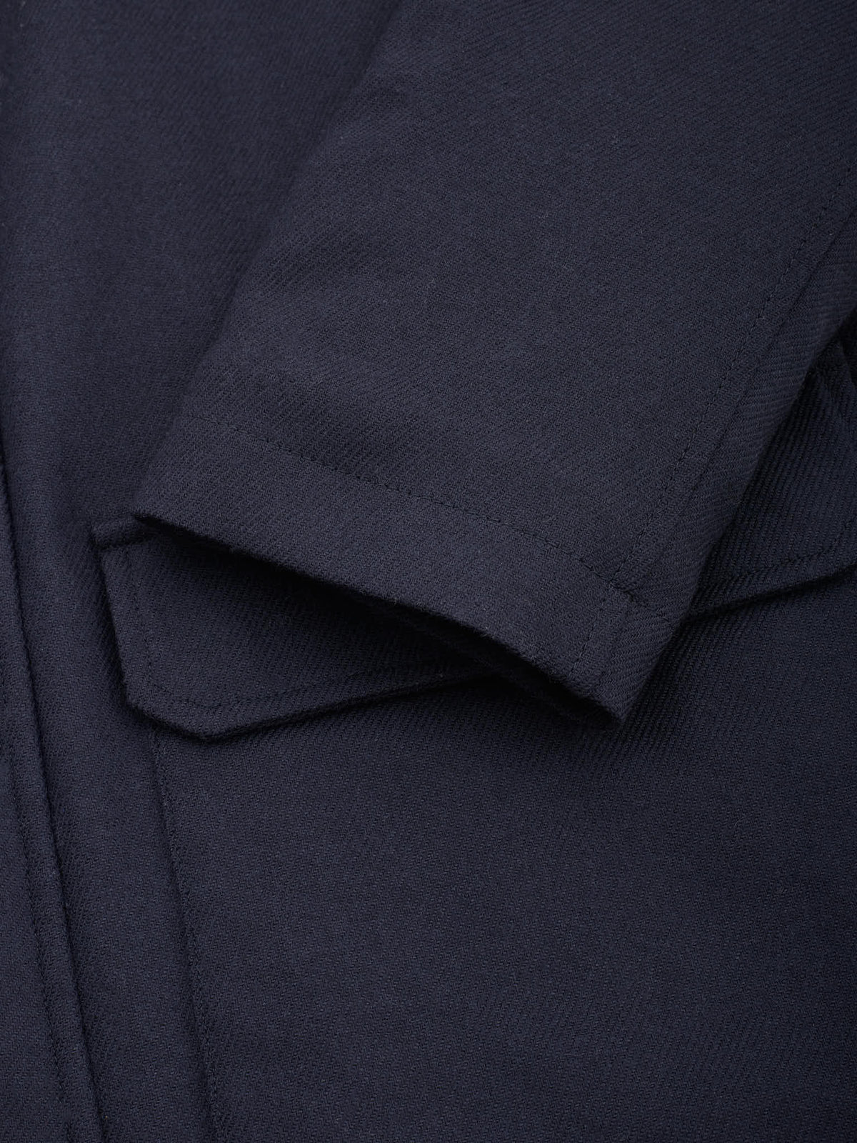 MAURO BLASI Napoli Navy Blue Wool Insulated Long Jacket M NEW 50