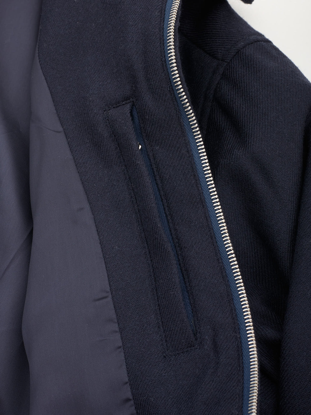 MAURO BLASI Napoli Navy Blue Wool Jacket M NEW 50