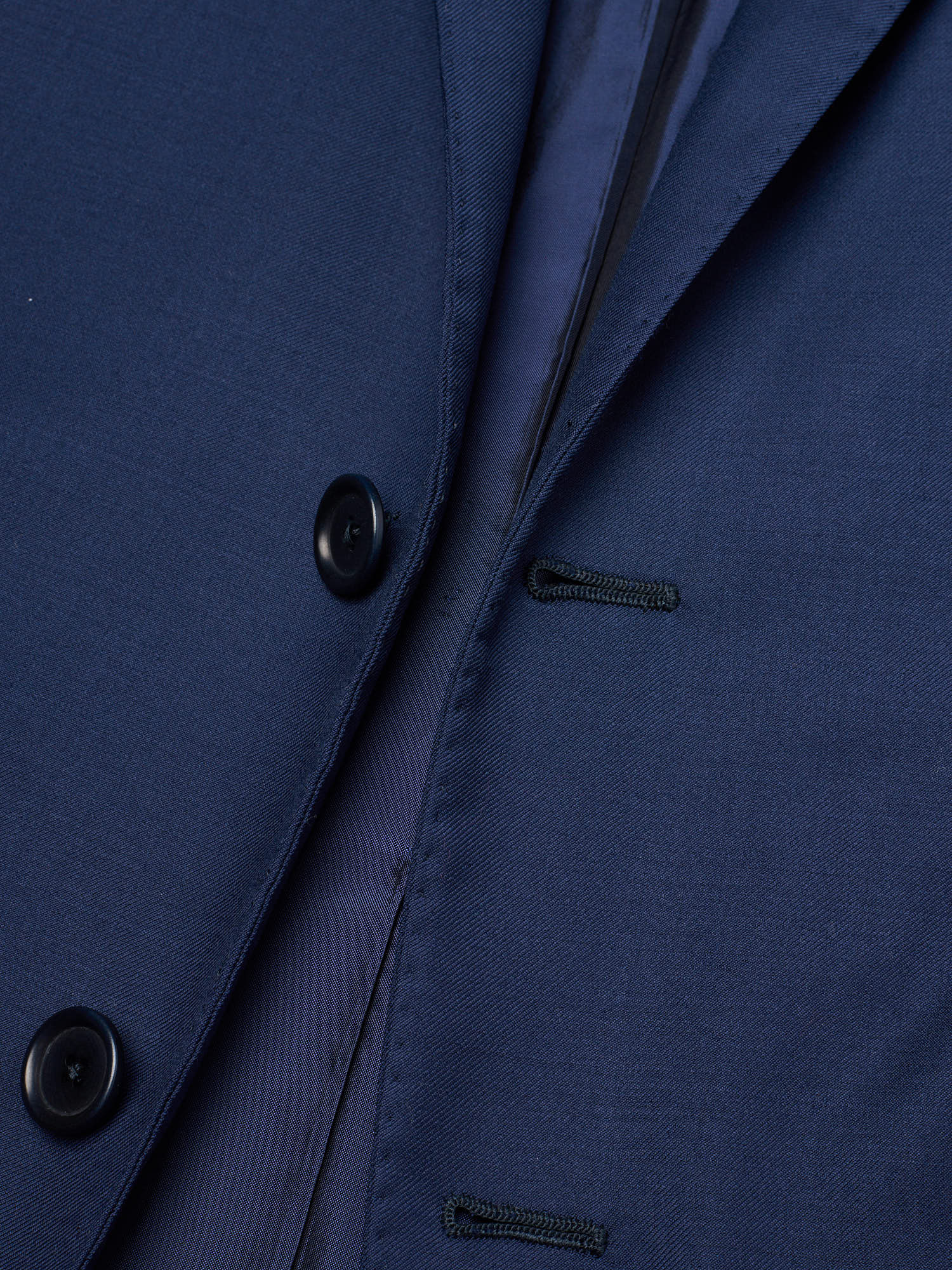 MAURO BLASI Napoli Handmade Blue Wool Super 120's Suit