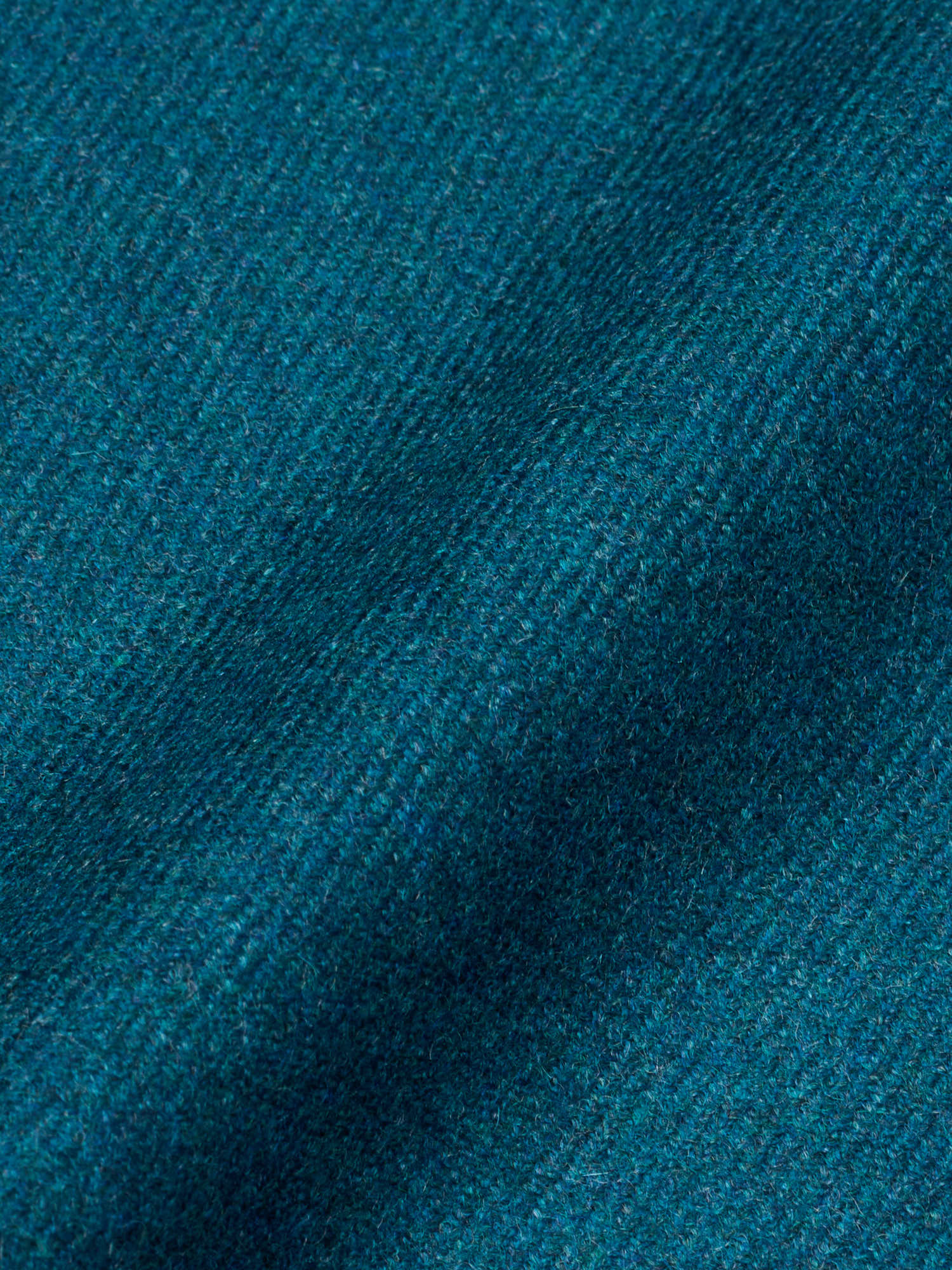 MAURO BLASI Napoli Handmade Turquoise Blue Wool-Cashmere Jacket