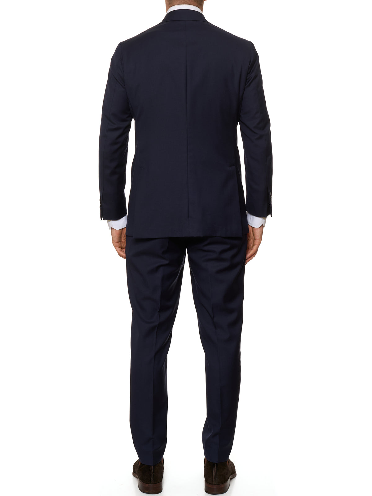 MAX BY MASSIMO PASINATO Navy Blue Double Breasted Wool VBC Perennial Suit