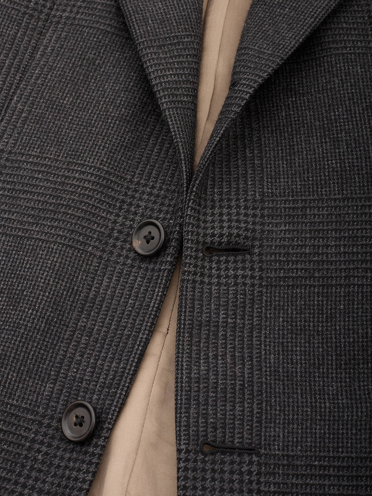 MAX MASSIMO PASINATO Gray Glen Plaid Heavy Wool Flannel Suit NEW