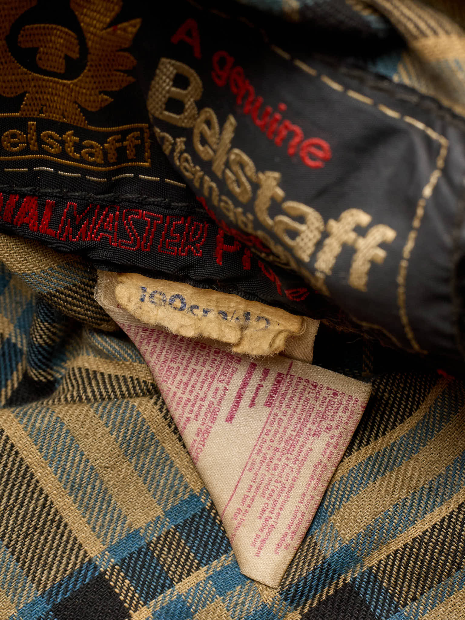 Vintage BELSTAFF TRIALMASTER Black Waxed 1970's Jacket Coat