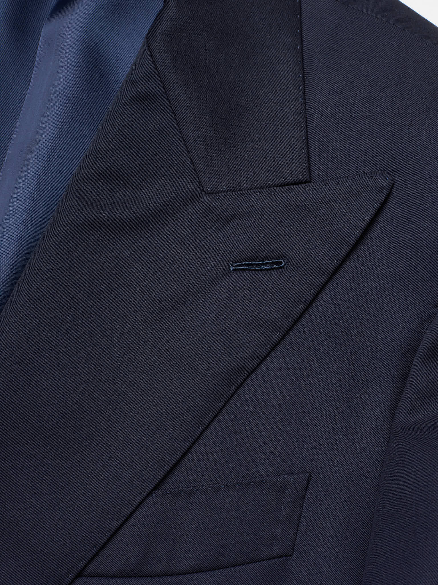 MILAN KELECENI Navy Blue VBC Super 150's Wool Handmade Suit