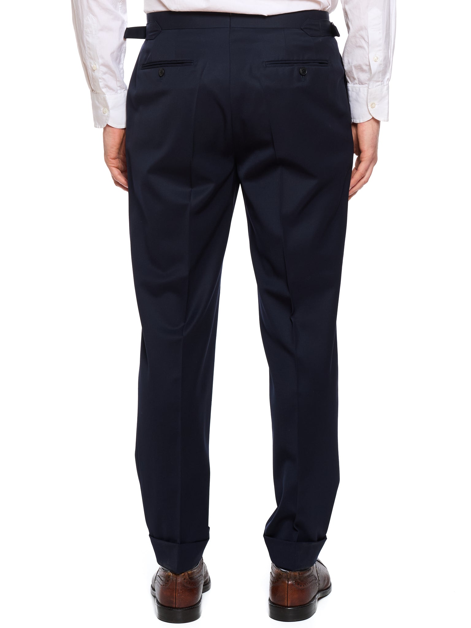 MILAN KELECENI Navy Blue VBC Super 150's Wool Handmade Suit