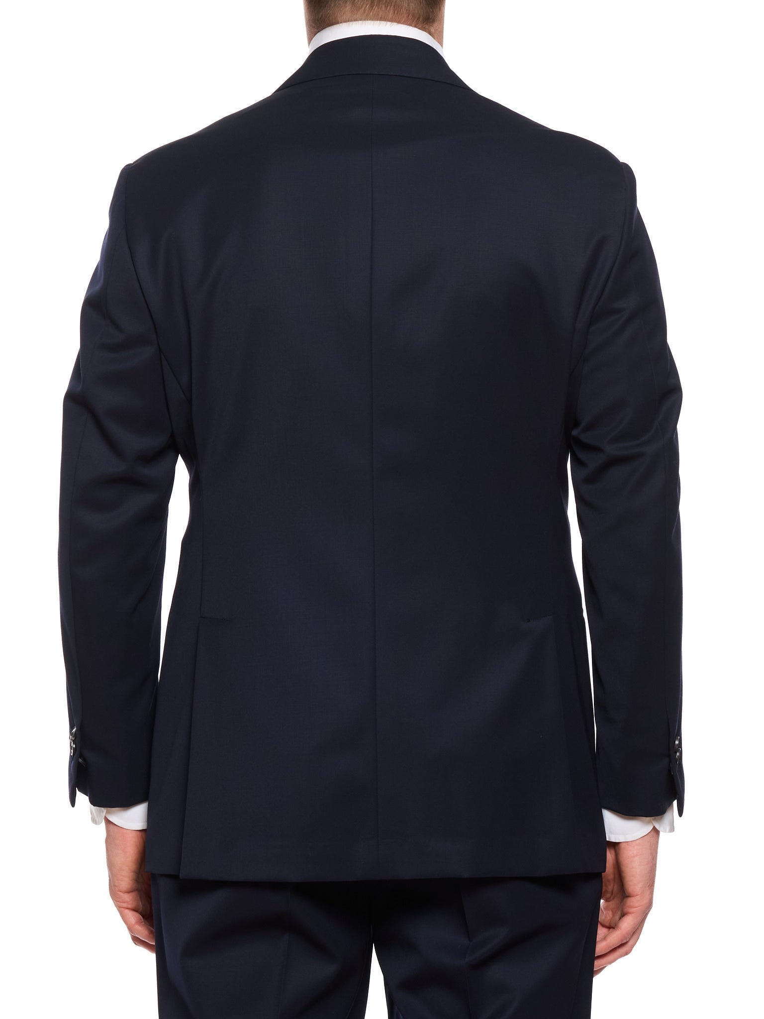 MILAN KELECENI Navy Blue VBC Super 150's Wool Handmade Suit