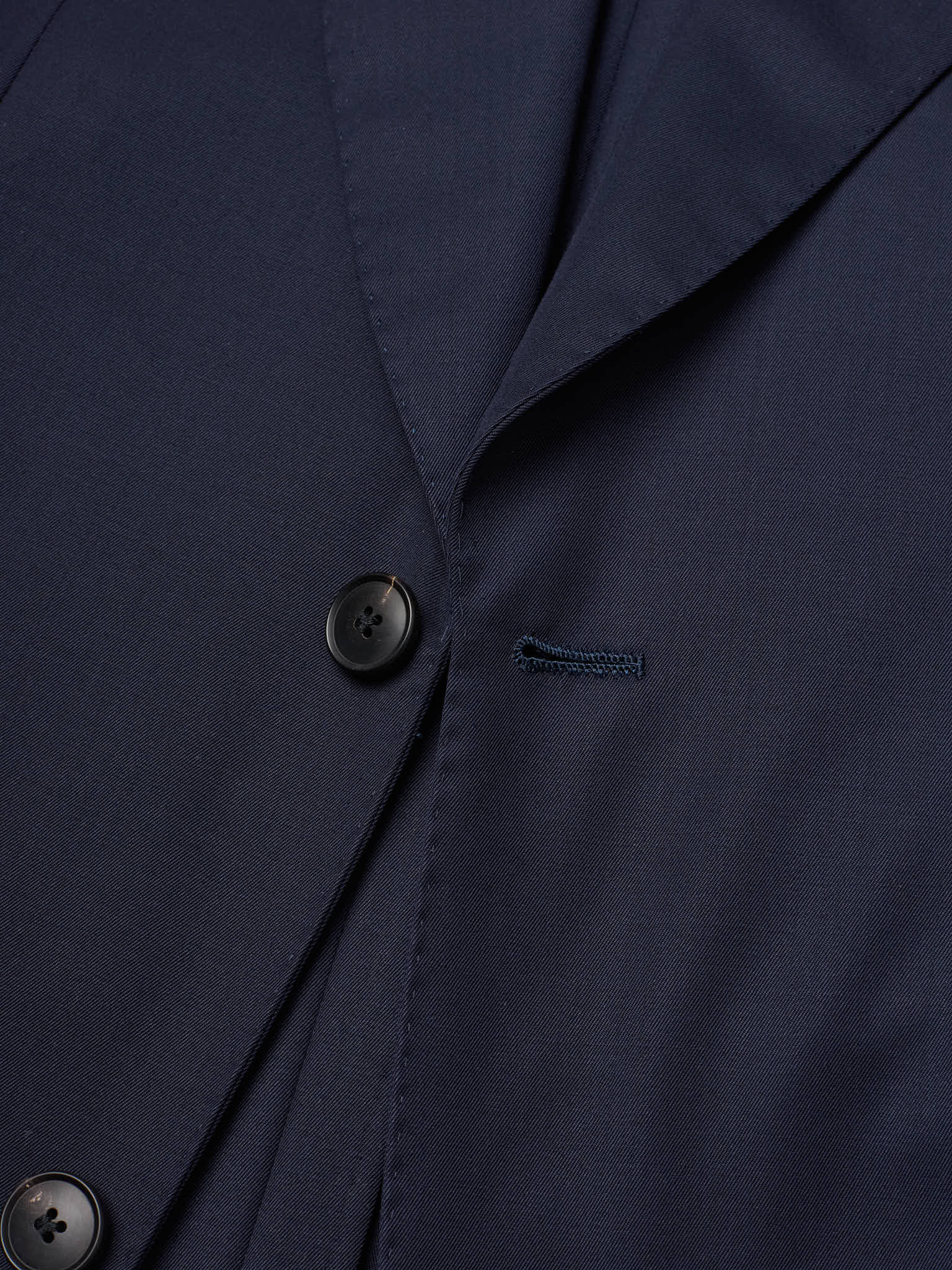 MILAN KELECENI Navy Blue VBC Super 150's Wool Handmade Suit