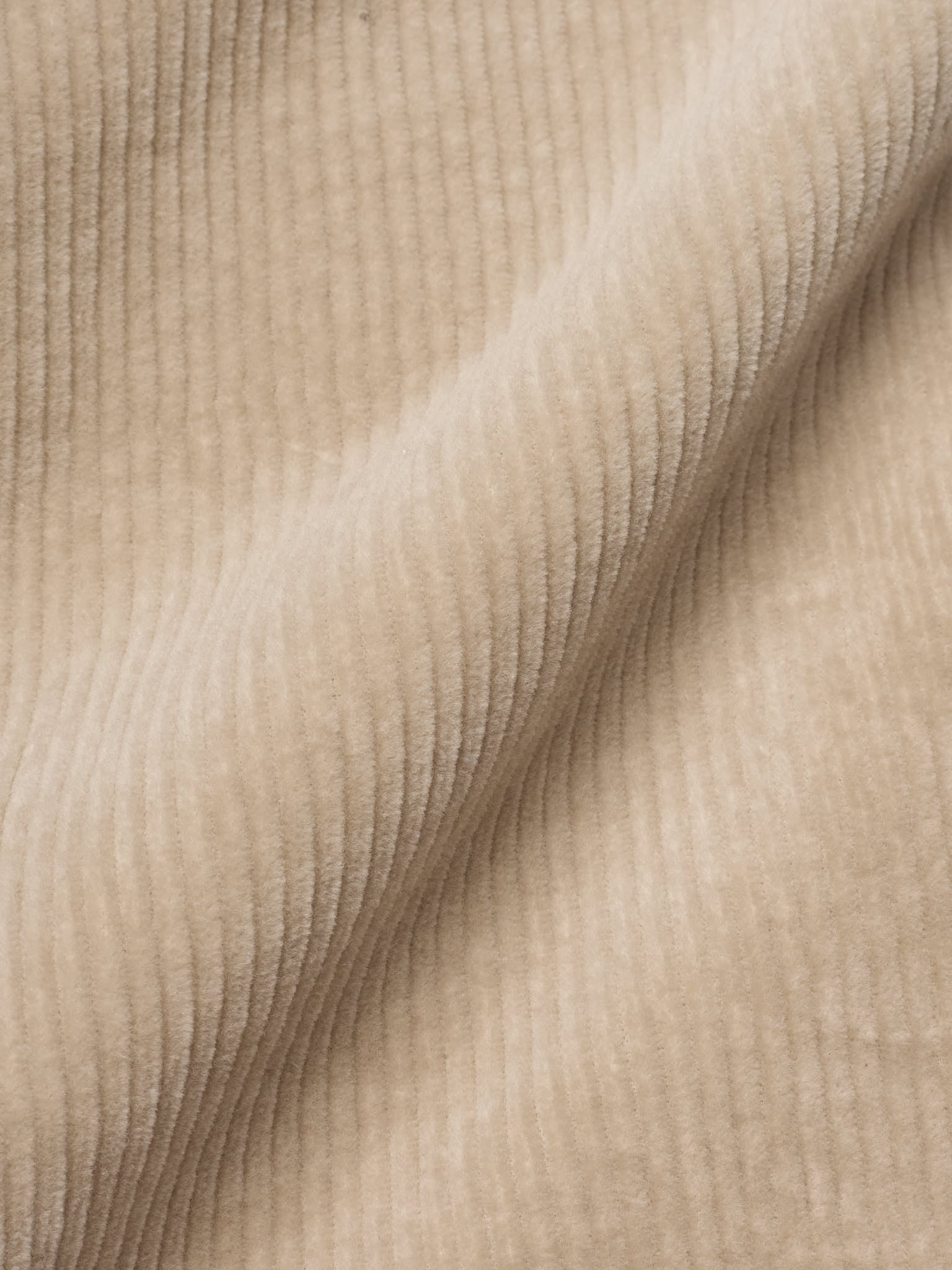 MILAN KELECENI Beige Corduroy Cotton Pleated Pants