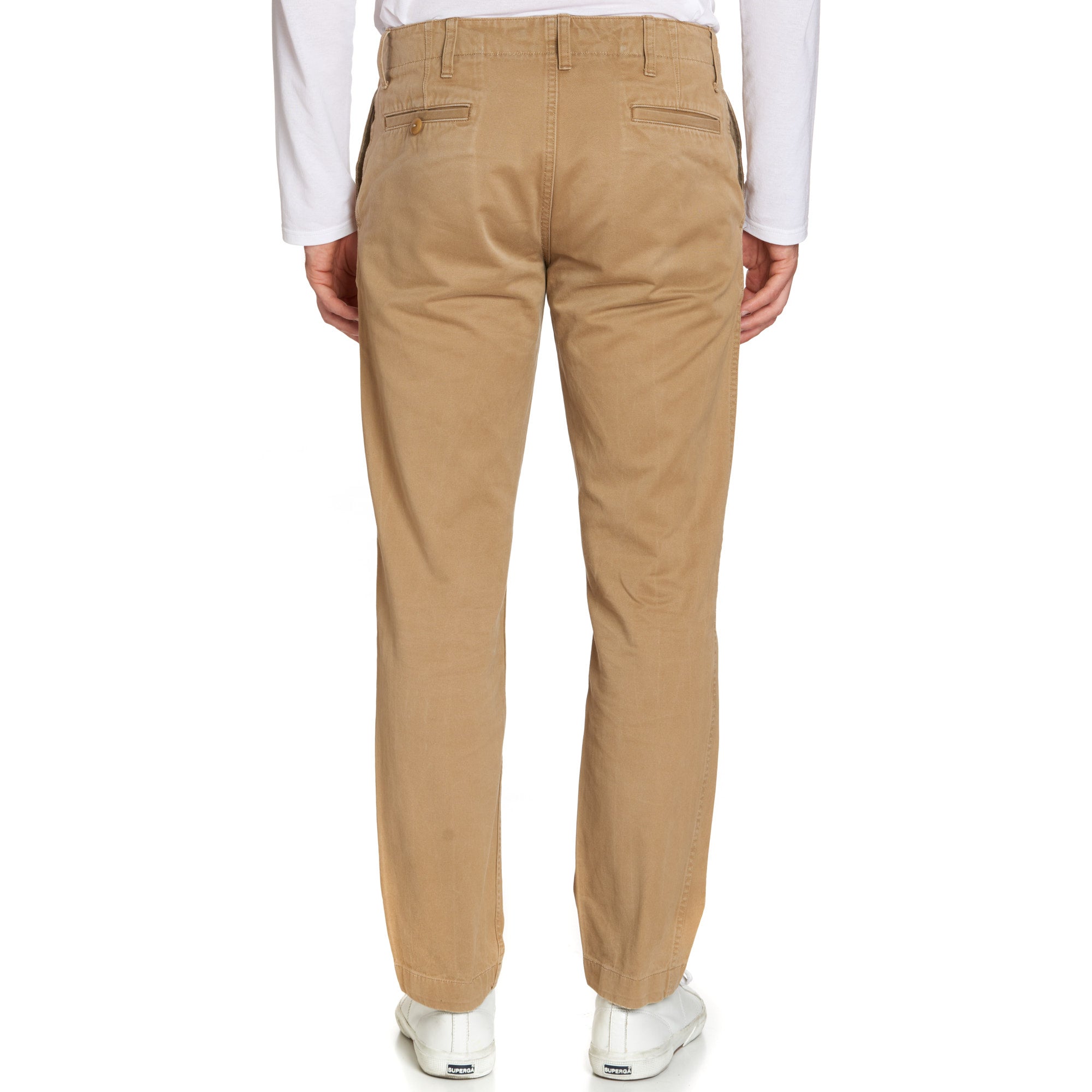 NIGEL CABOURN Tan Cotton Officer's Chino Pants US 33 34 Slim Fit Japan NIGEL CABOURN