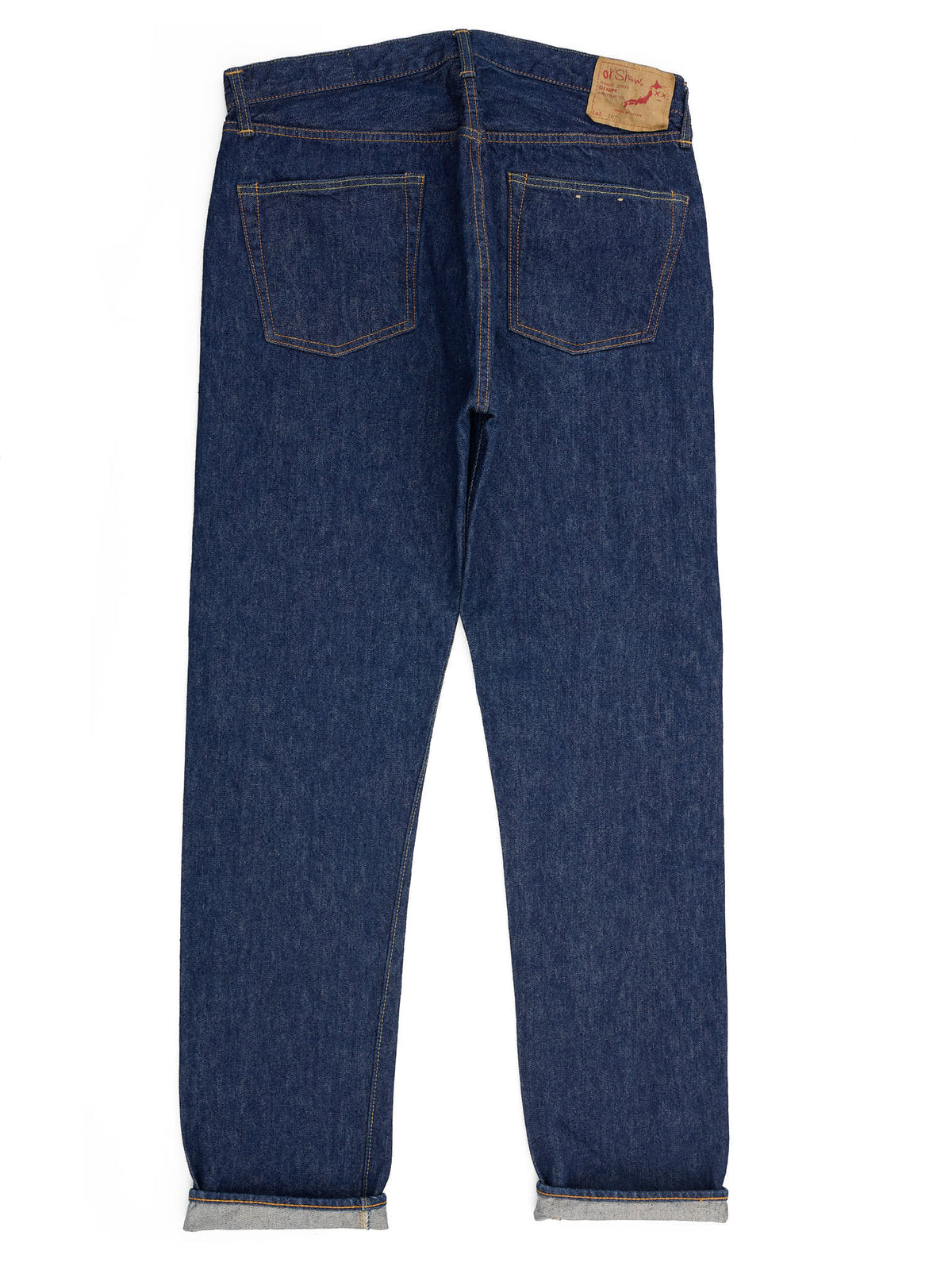 orSlow 107 Blue Denim Cotton Slim Fit Selvedge Jeans 5 / XL