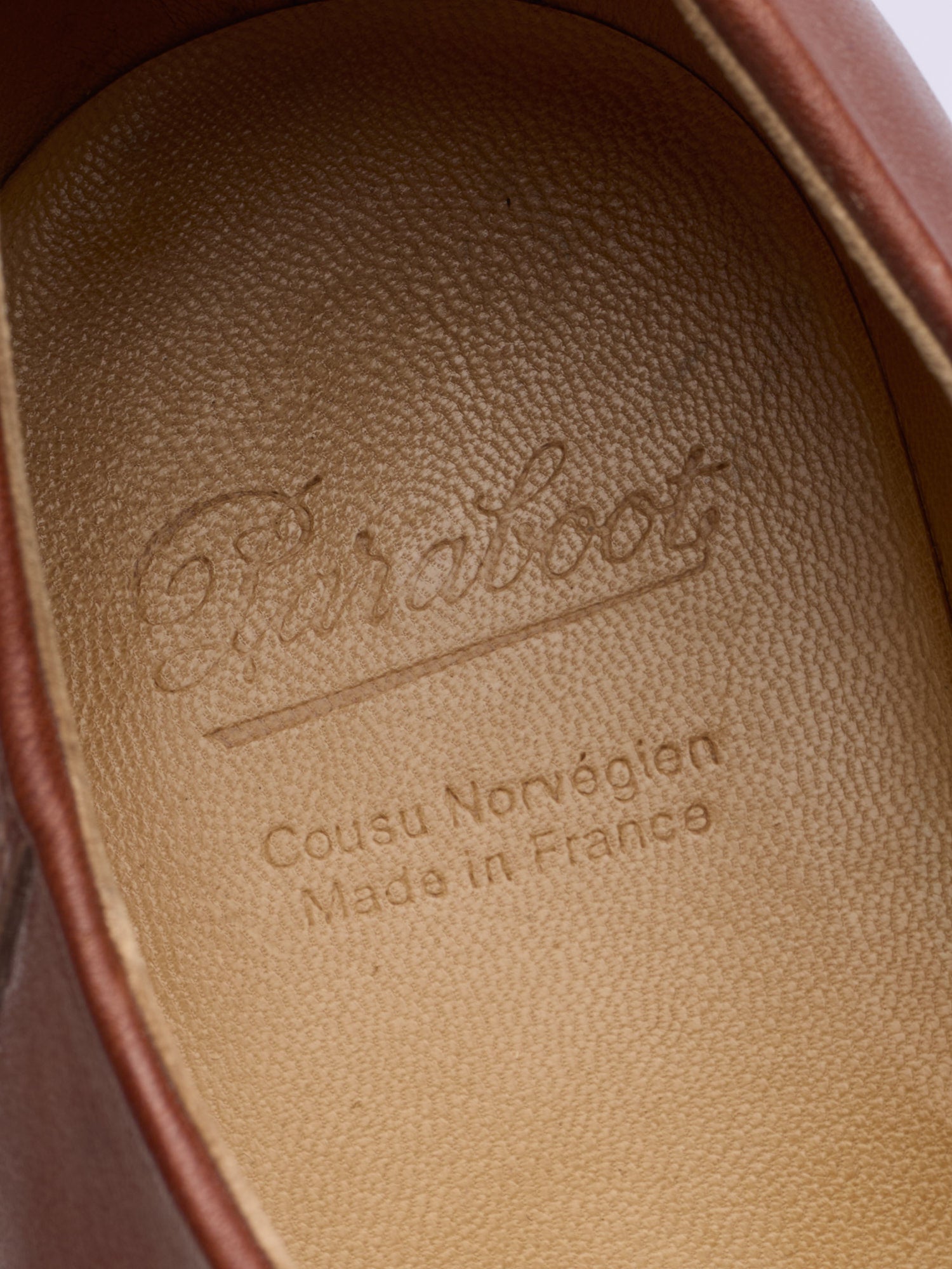 PARABOOT Light Brown "Michael" Marron Leather Shoes EU 41.5 US 8.5