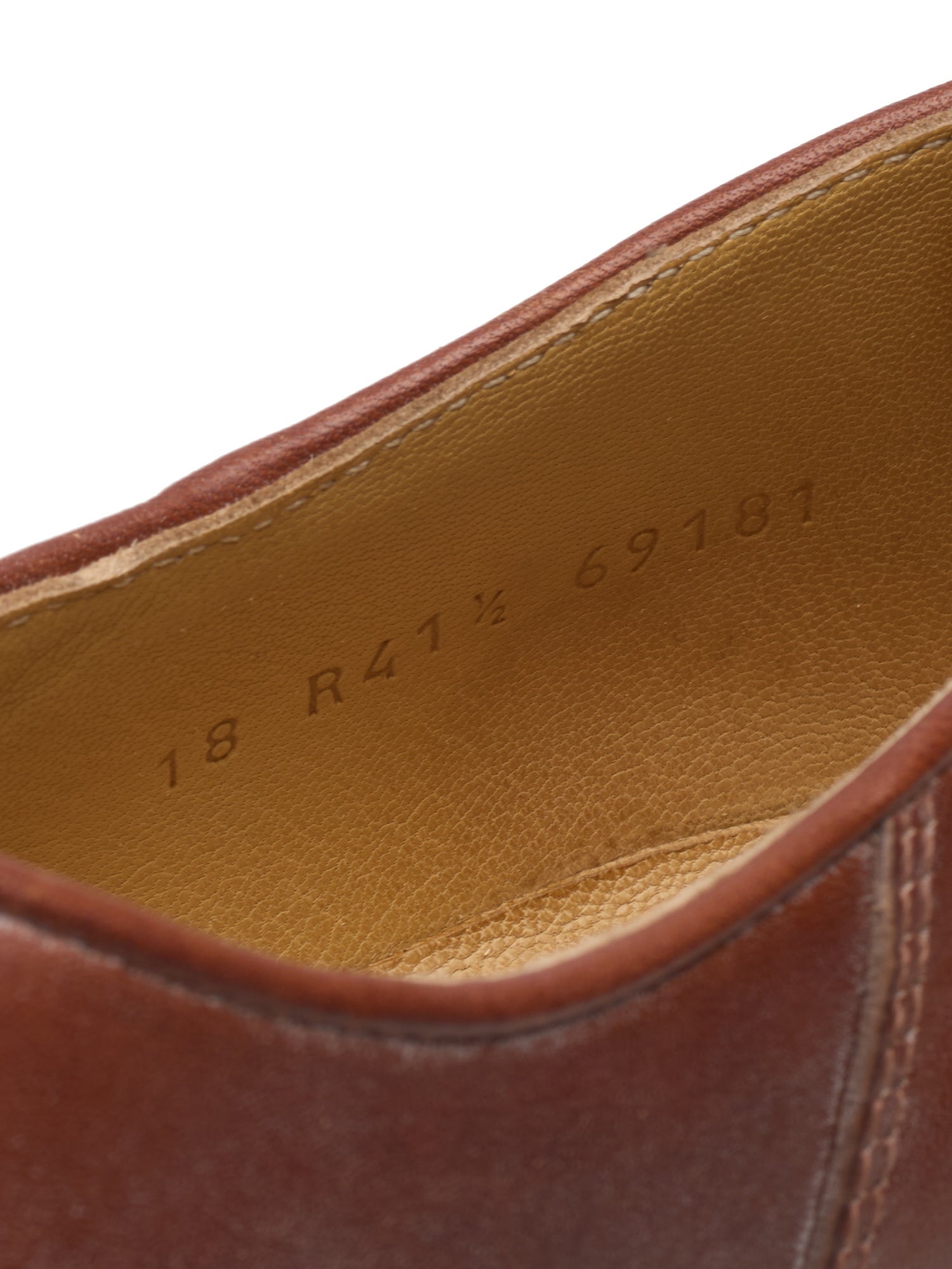 PARABOOT Light Brown "Michael" Marron Leather Shoes EU 41.5 US 8.5