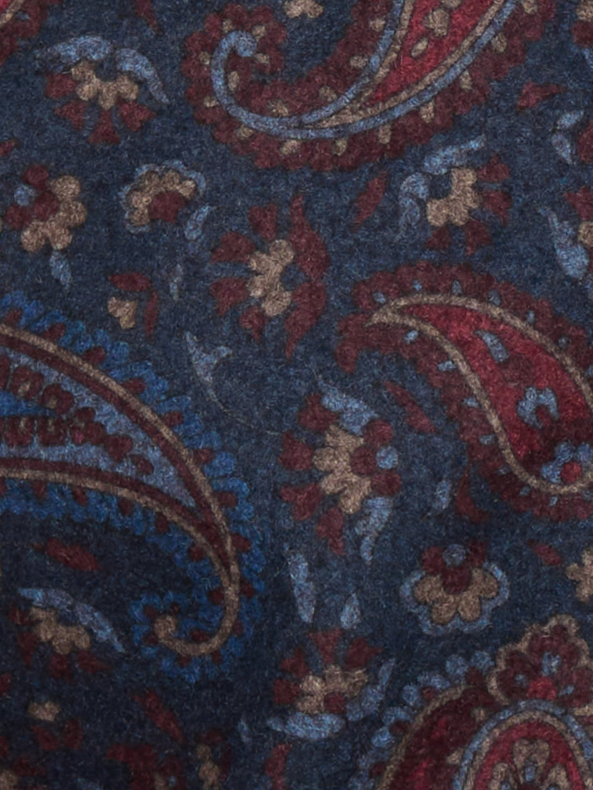 PIETRA SALATA Napoli Blue Paisley Safari Jacket Overshirt NEW