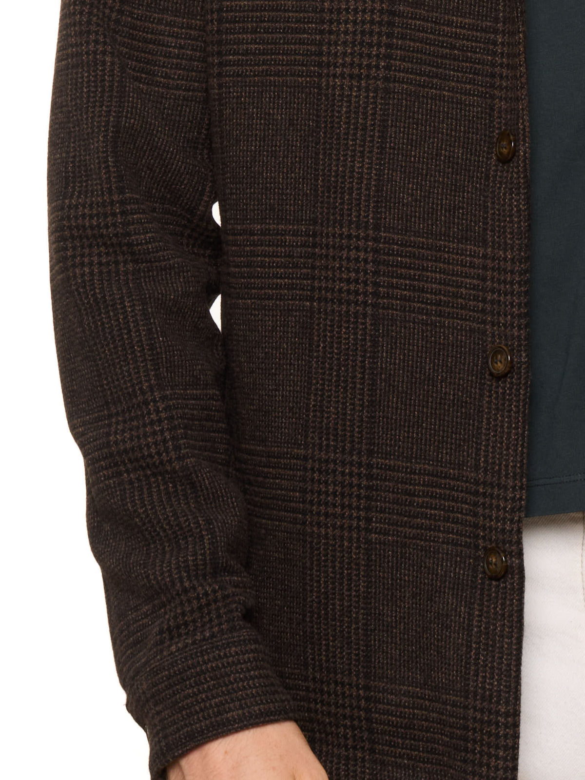 PIETRA SALATA Napoli Brown Plaid Virgin Wool Jacket NEW
