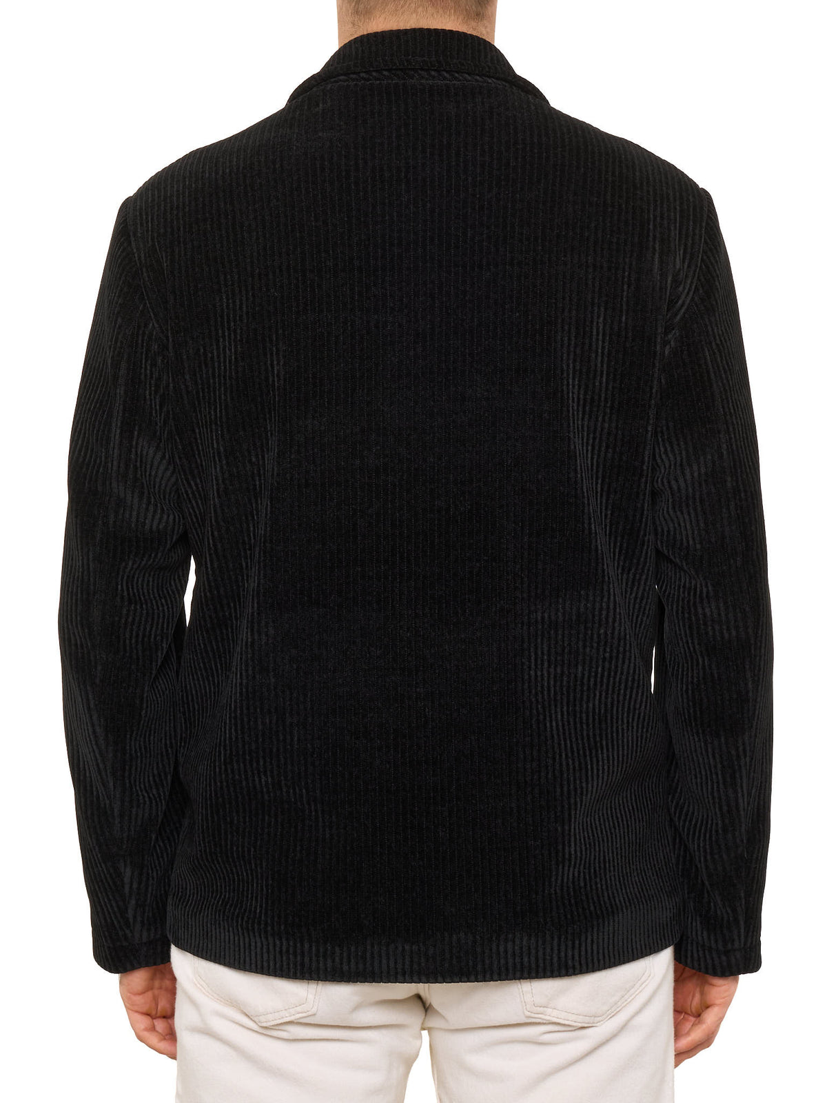 PIETRA SALATA Napoli "Ralph" Black Cotton Corduroy Stretch Jacket NEW