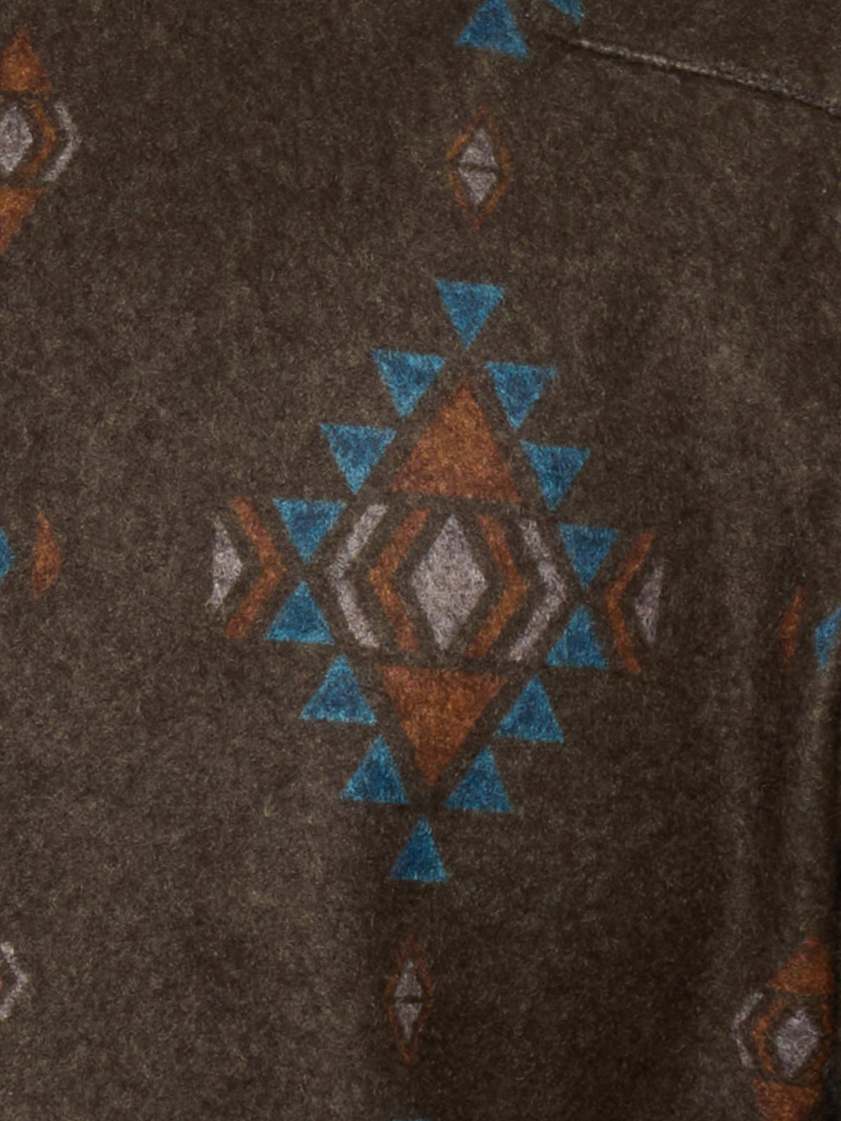 PIETRA SALATA Southwestern Navajo Geometric Safari Jacket Overshirt NEW