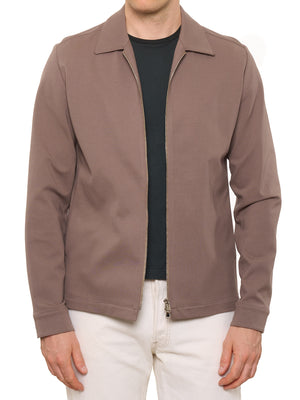 PIETRA SALATA Napoli Beige Cotton Lightweight Stretch Jacket NEW