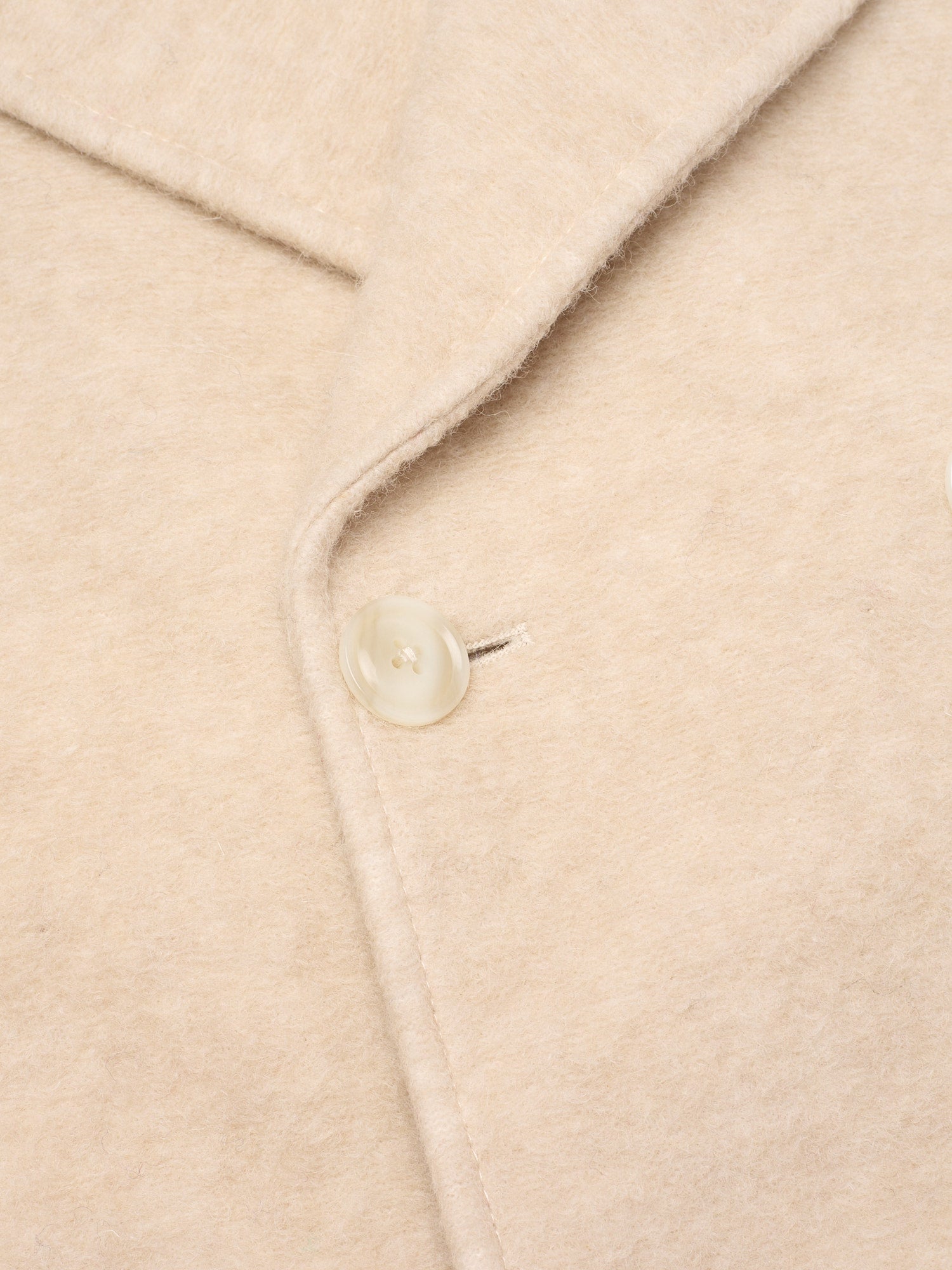 PIETRA SALATA Napoli Beige Navajo Lining Peacot Jacket NEW