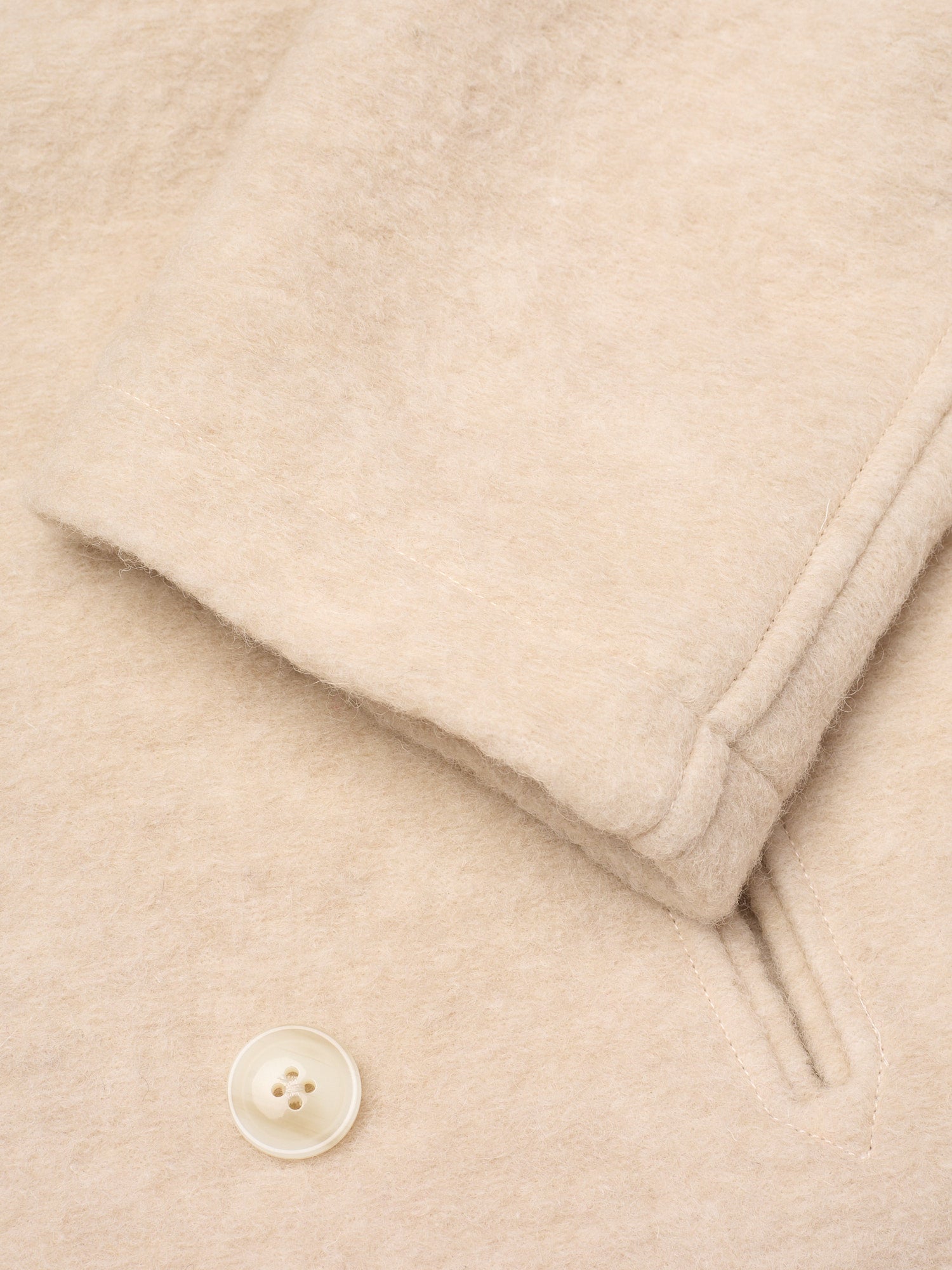 PIETRA SALATA Napoli Beige Navajo Lining Peacot Jacket NEW