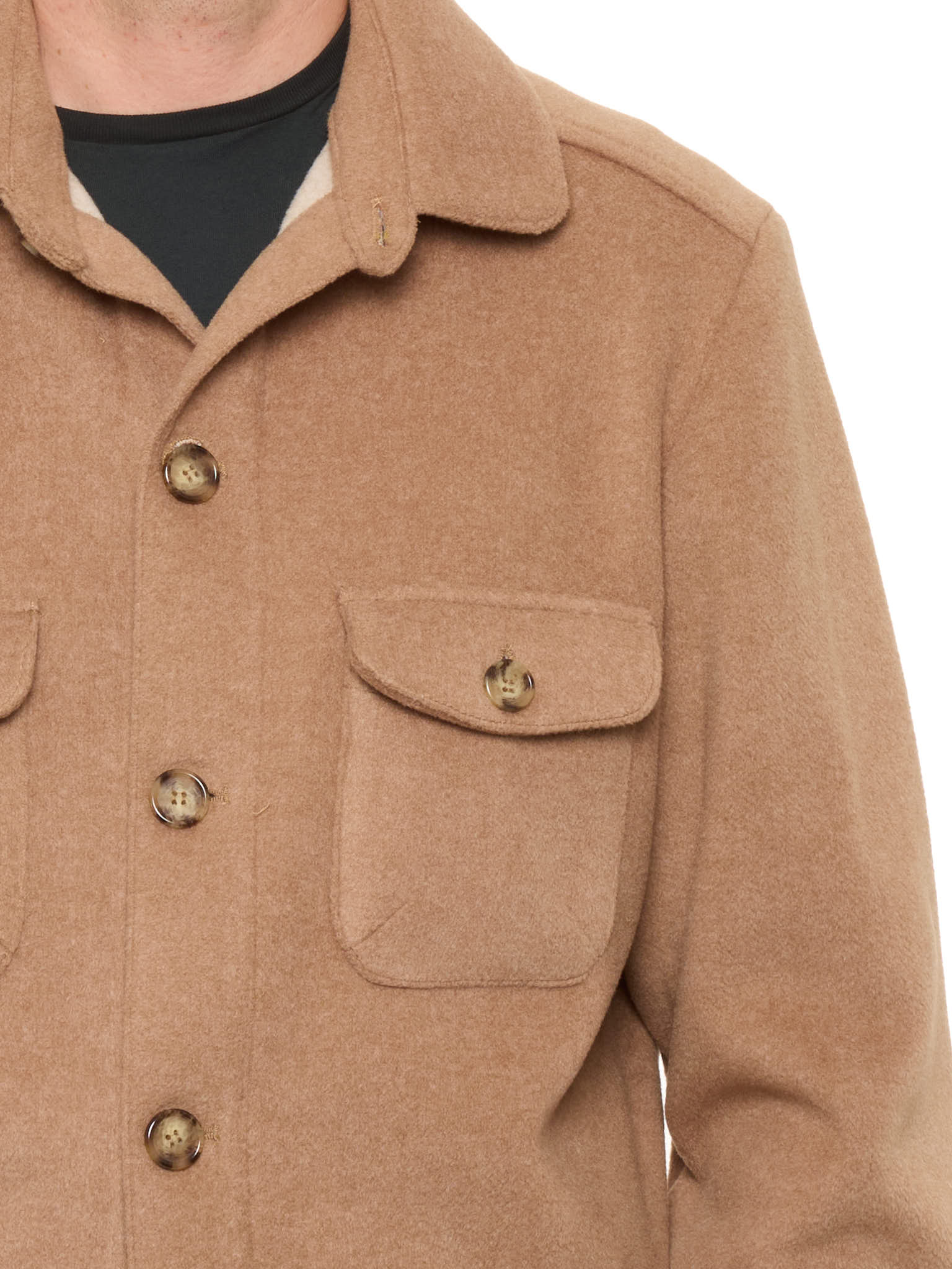 PIETRA SALATA Napoli Camel Tan Safari Travel Jacket NEW