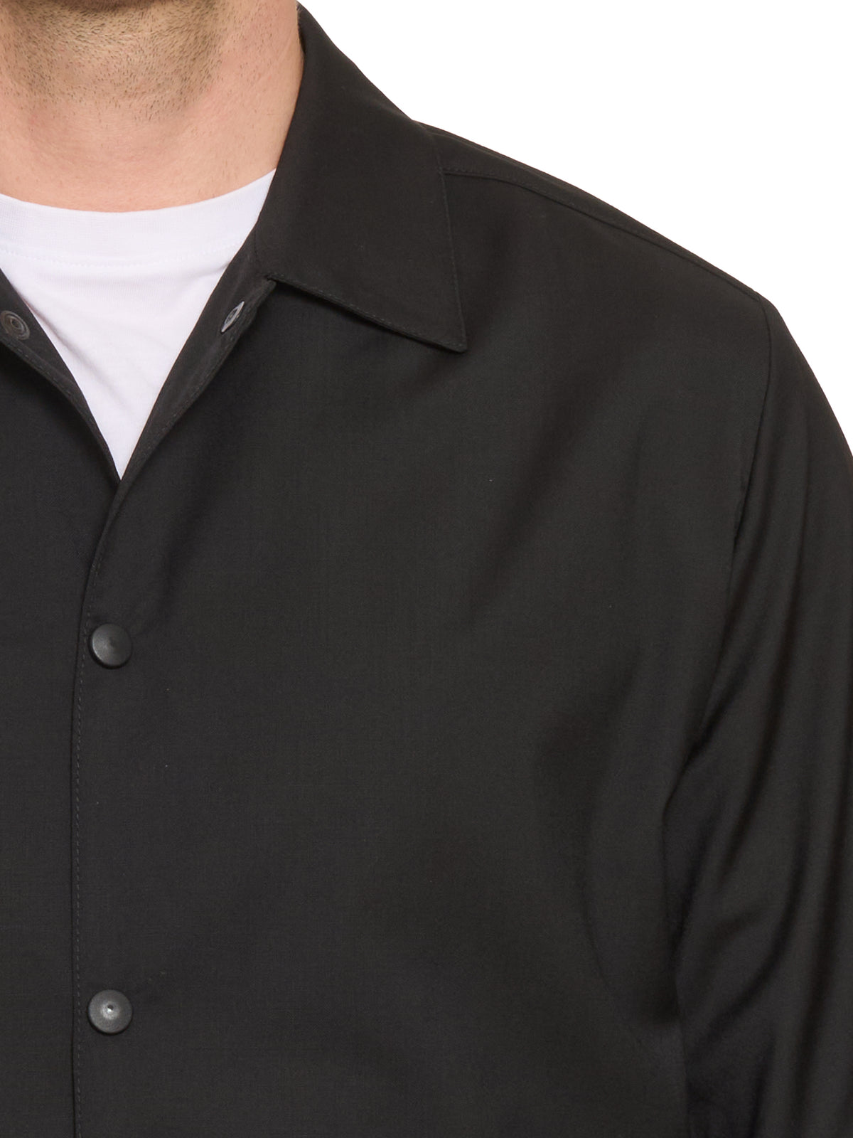 PIETRA SALATA Napoli Black Loro Piana Zealander Overshirt Jacket NEW