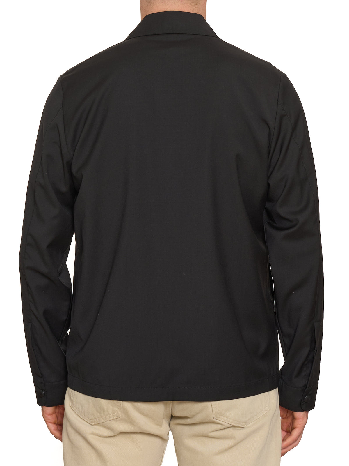 PIETRA SALATA Napoli Black Loro Piana Zealander Overshirt Jacket NEW