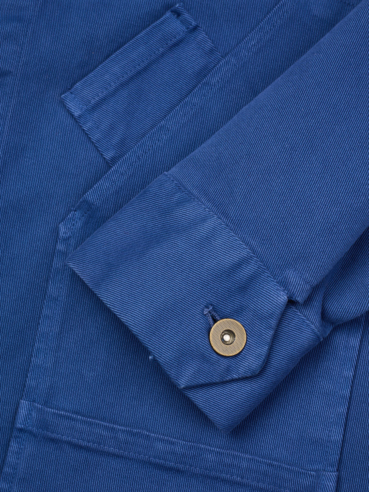 PIETRA SALATA Napoli Blue Multi Pocket Work Jacket  Chore-Coat