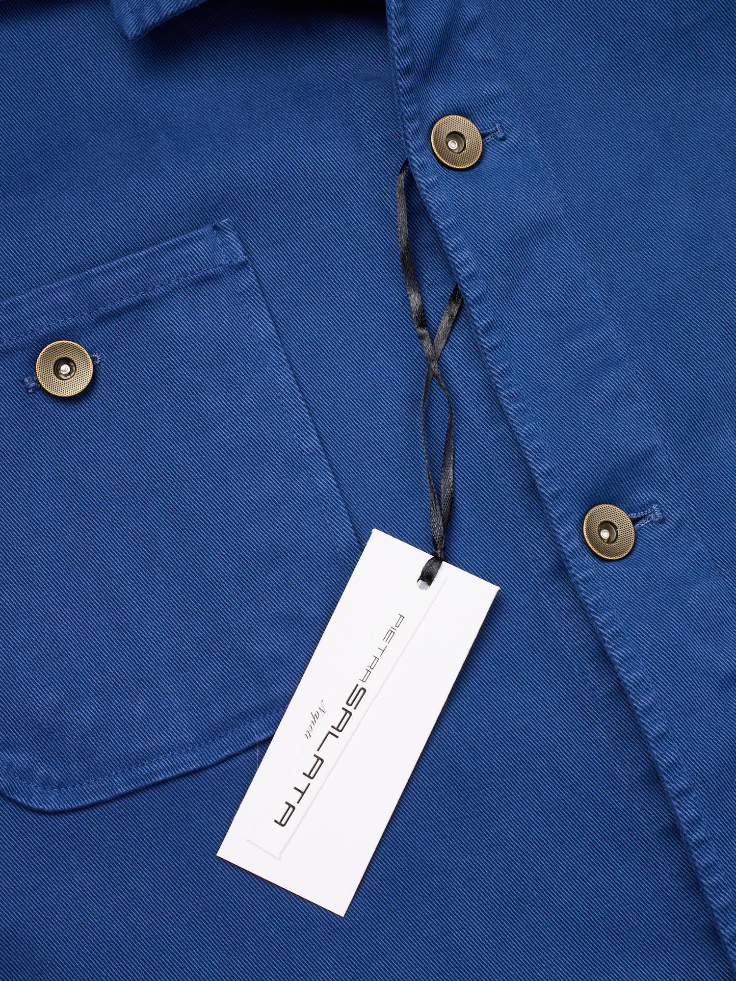 PIETRA SALATA Napoli Blue Multi Pocket Work Jacket  Chore-Coat
