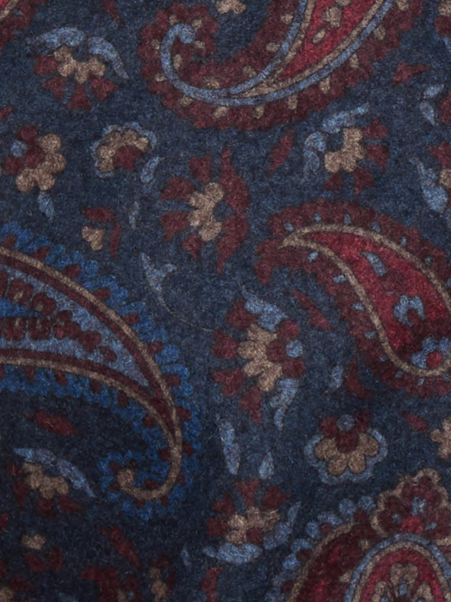 PIETRA SALATA Napoli Blue Paisley Safari Jacket Overshirt NEW