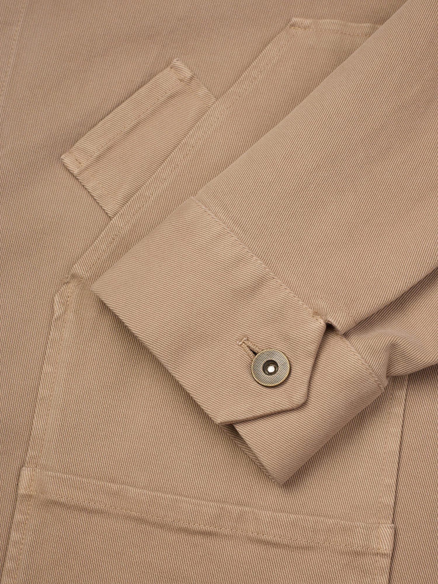 PIETRA SALATA Napoli Brown Multi Pocket Work Jacket  Chore-Coat