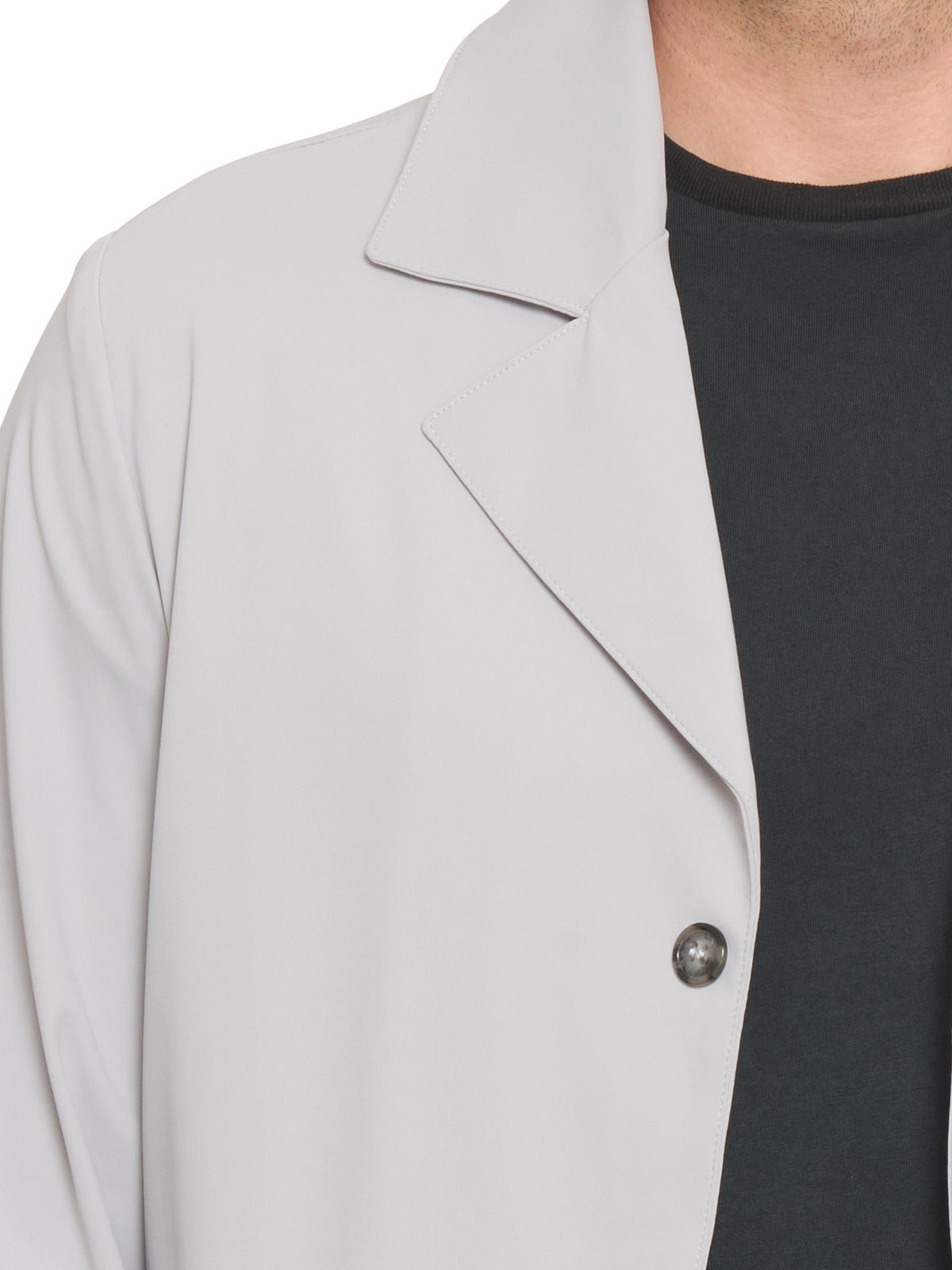 PIETRA SALATA Napoli Gray Lightweight Jacket Stretch NEW