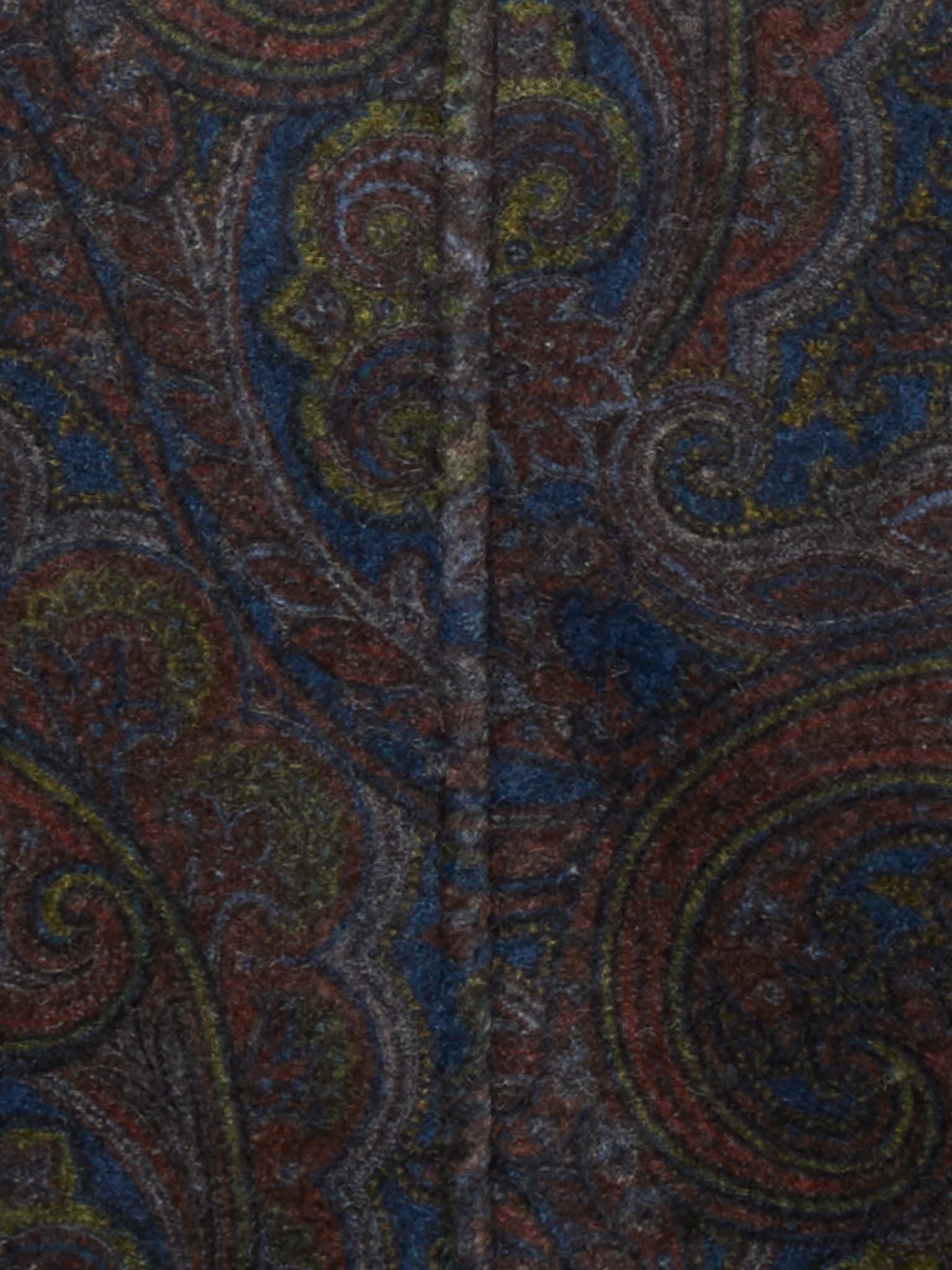 PIETRA SALATA Napoli Multicolor Paisley Safari Jacket Overshirt