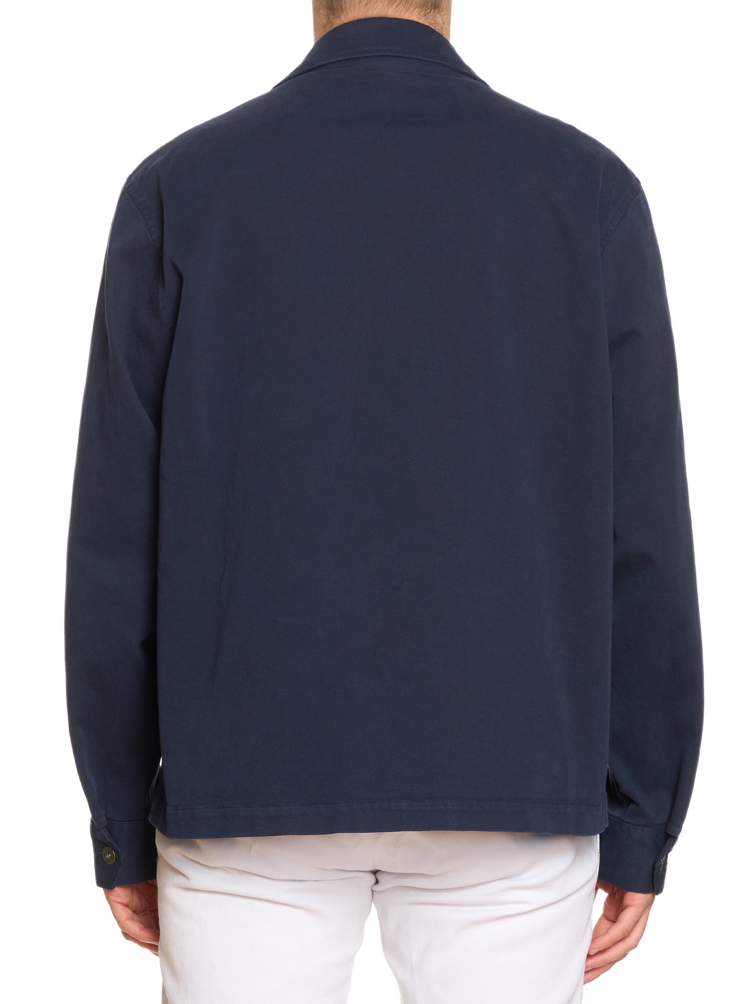 PIETRA SALATA Napoli Blue Multi Pocket Work Jacket Chore-Coat