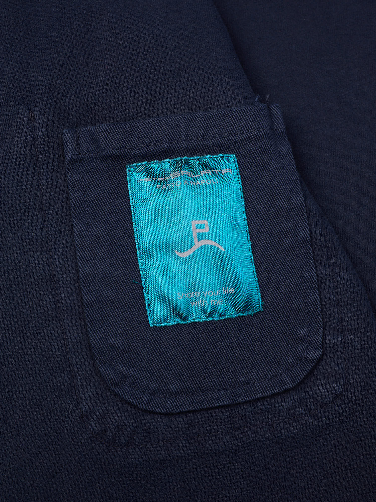 PIETRA SALATA Napoli Blue Multi Pocket Work Jacket Chore-Coat