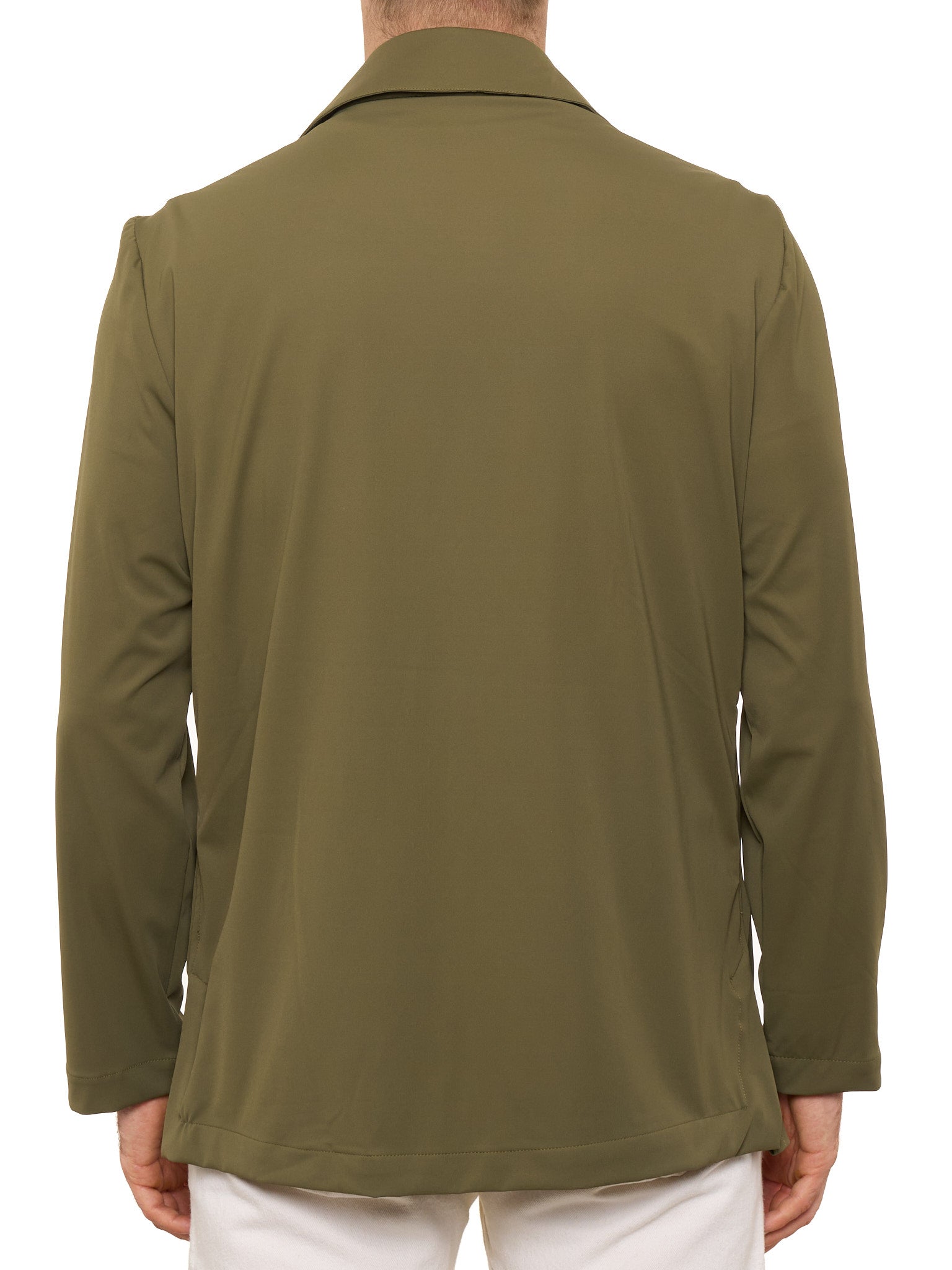 PIETRA SALATA Napoli Olive Green Lightweight Jacket Stretch NEW