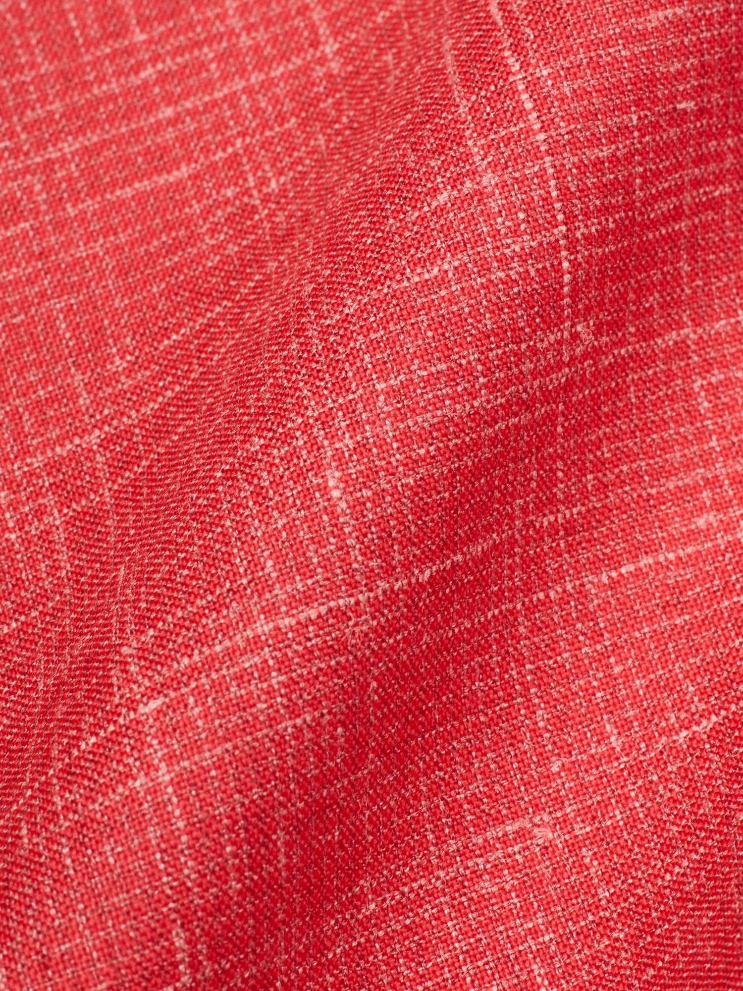 PIETRA SALATA Napoli Coral-Red Jacket Drago Wool-Silk-Linen Ultralight Jacket Blazer