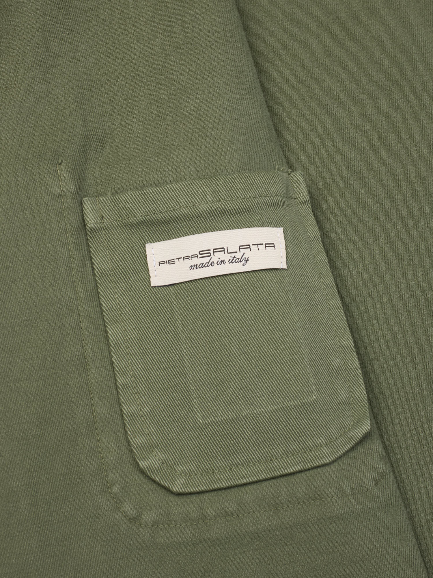 PIETRA SALATA Napoli Sage Green Multi Pocket Work Jacket  Chore-Coat