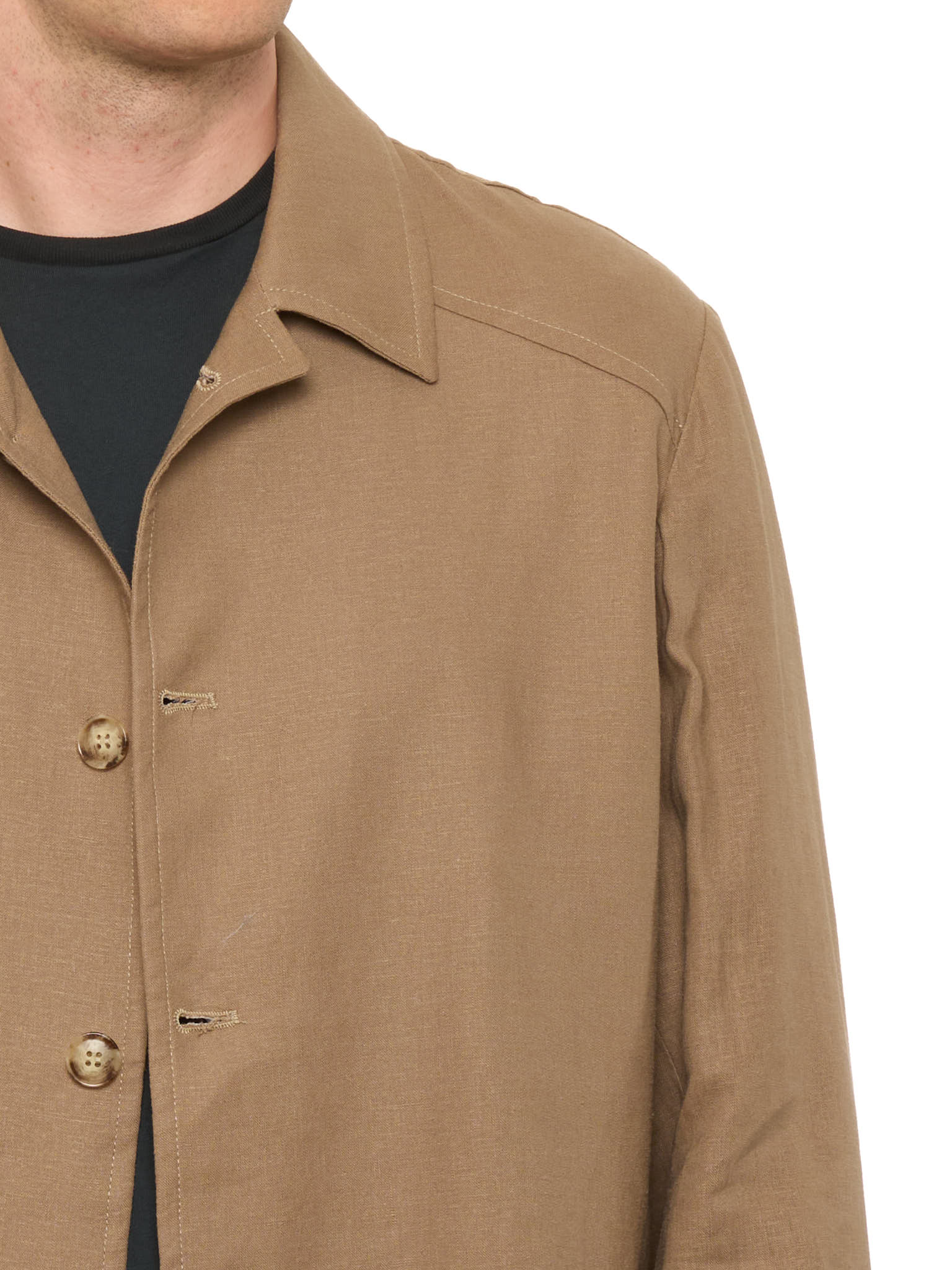 PIETRA SALATA Napoli "Ralph" Beige Linen Jacket NEW L