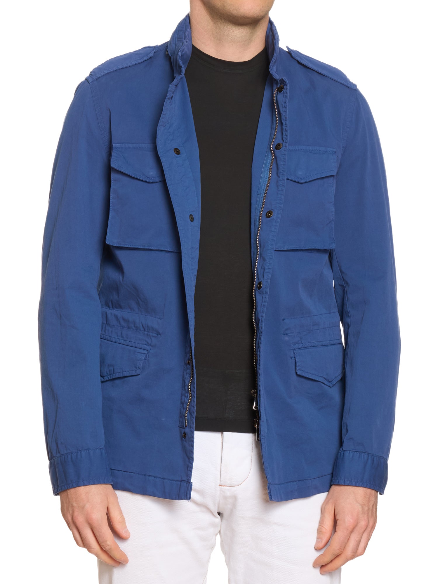 PIETRA SALATA Napoli "Sahara" Blue Washed Field Jacket