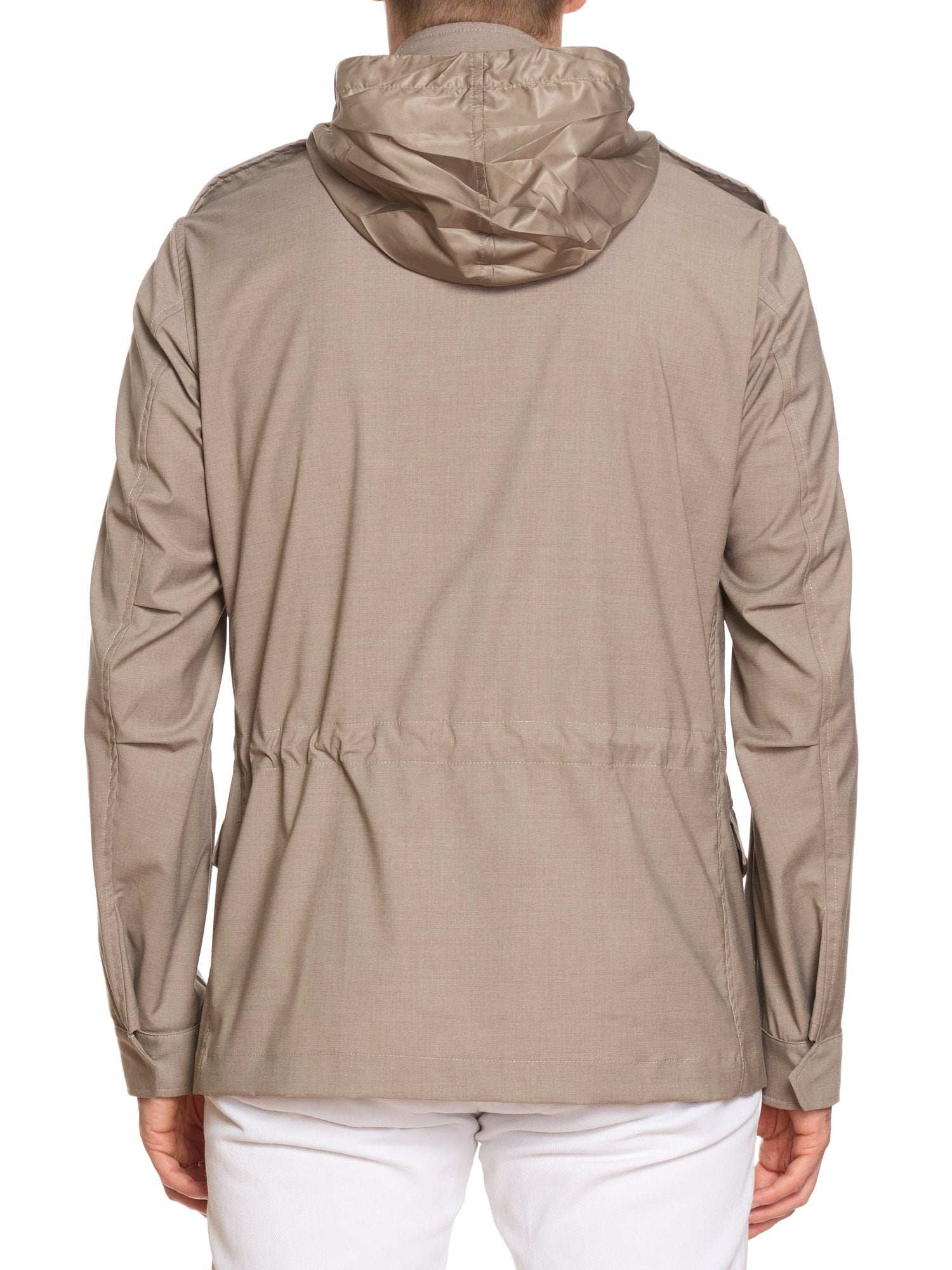 PIETRA SALATA Napoli "Sahara" Beige Safari Jacket Field Coat