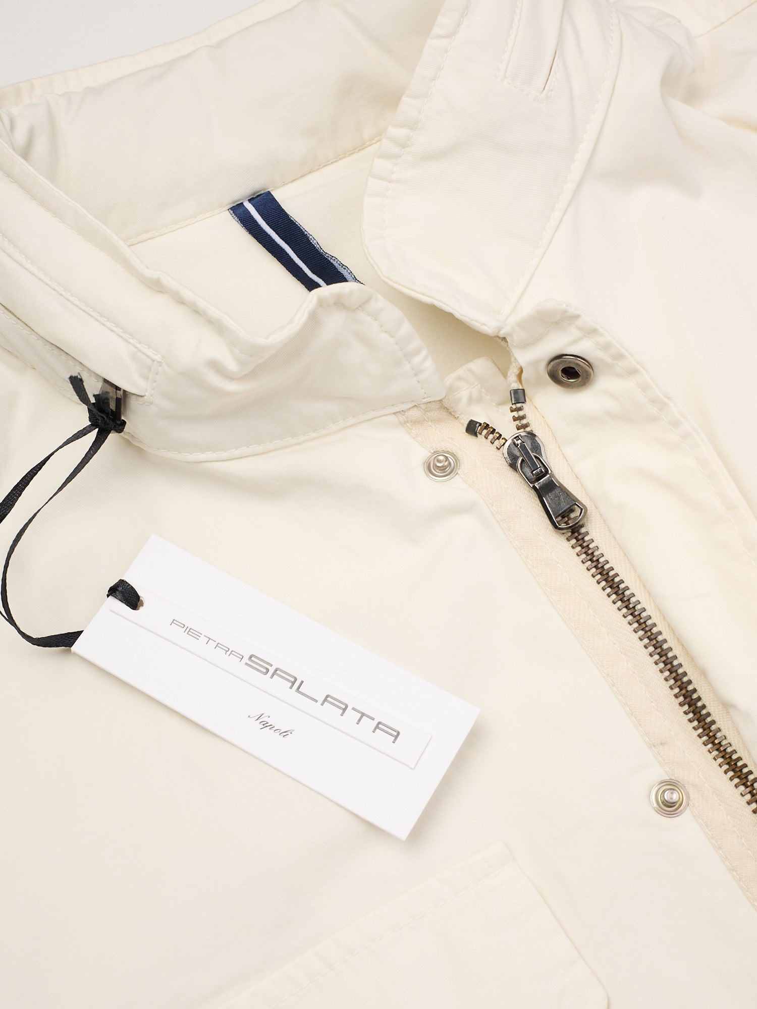 PIETRA SALATA Napoli "Sahara" Cream Safari Jacket Field Coat