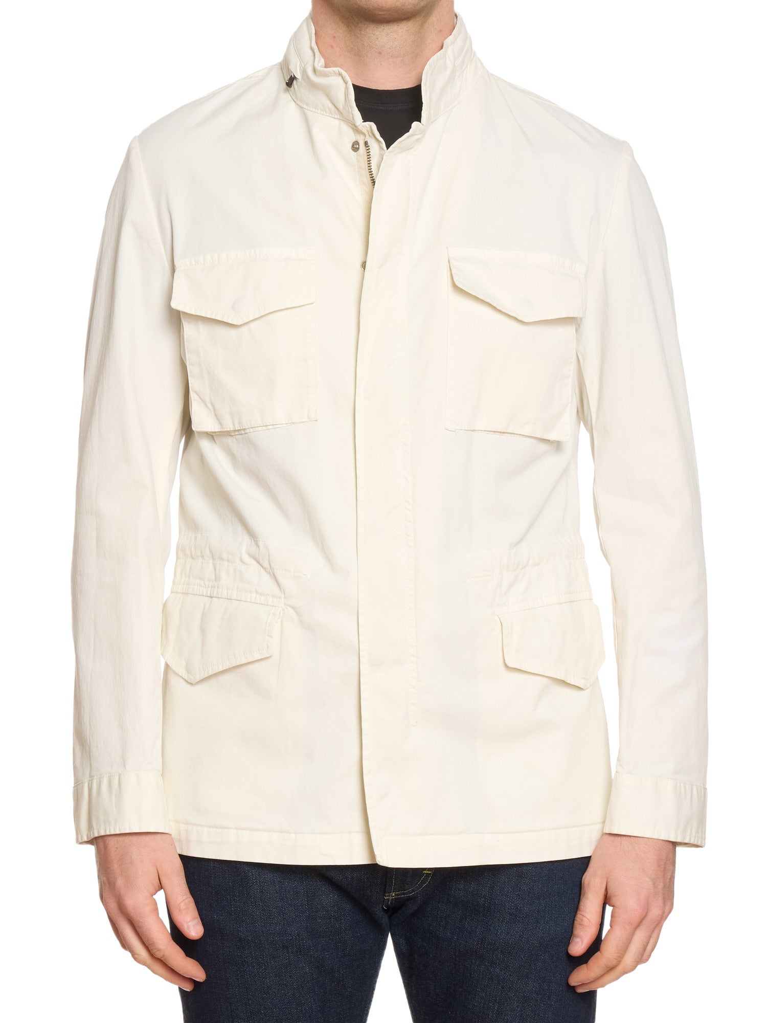 PIETRA SALATA Napoli "Sahara" Cream Safari Jacket Field Coat
