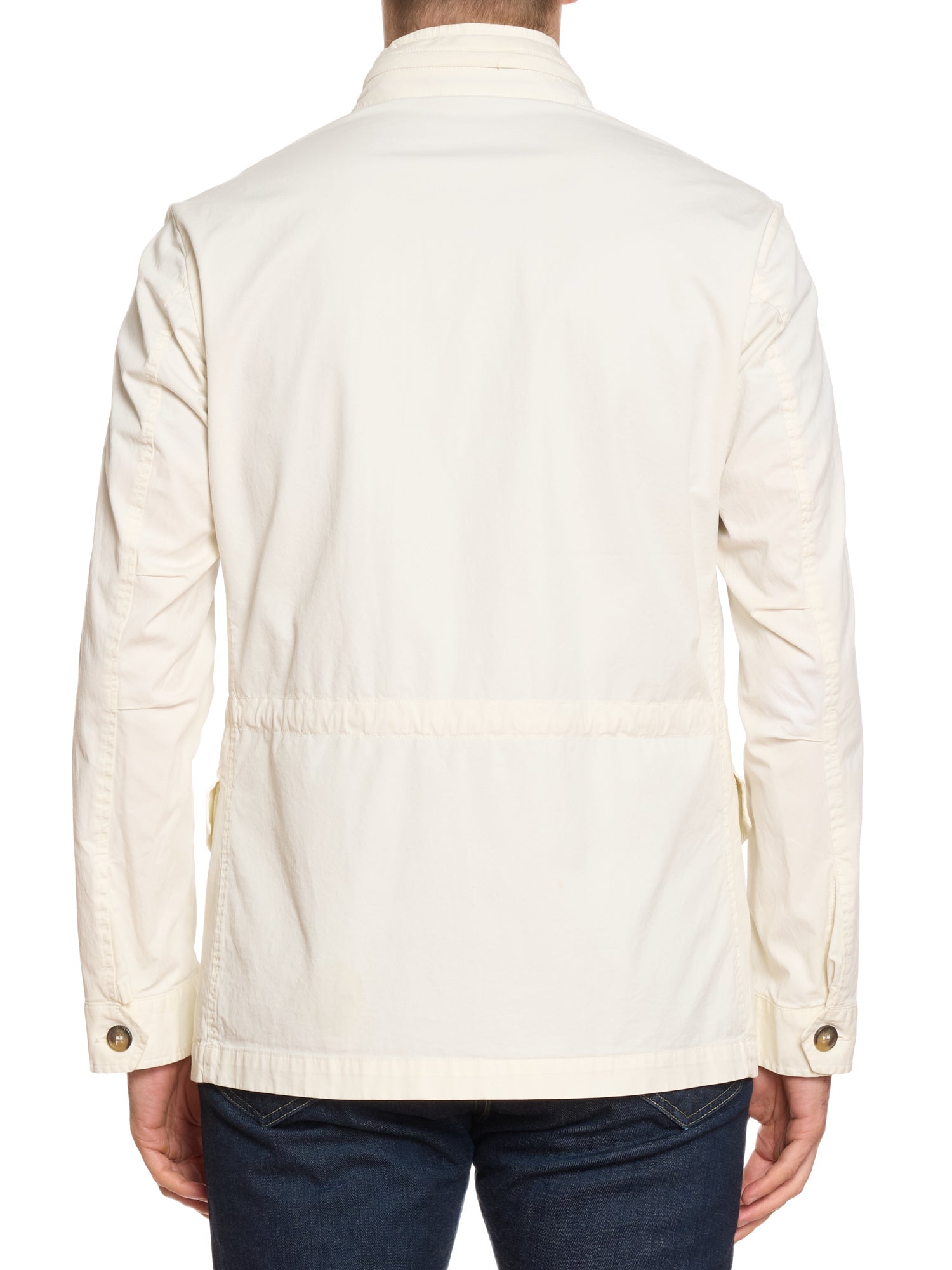 PIETRA SALATA Napoli "Sahara" Cream Safari Jacket Field Coat