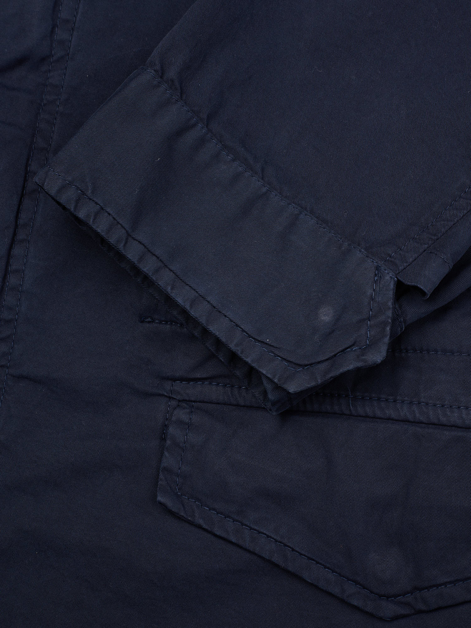 PIETRA SALATA Napoli "Sahara" Navy Blue Safari Field Jacket