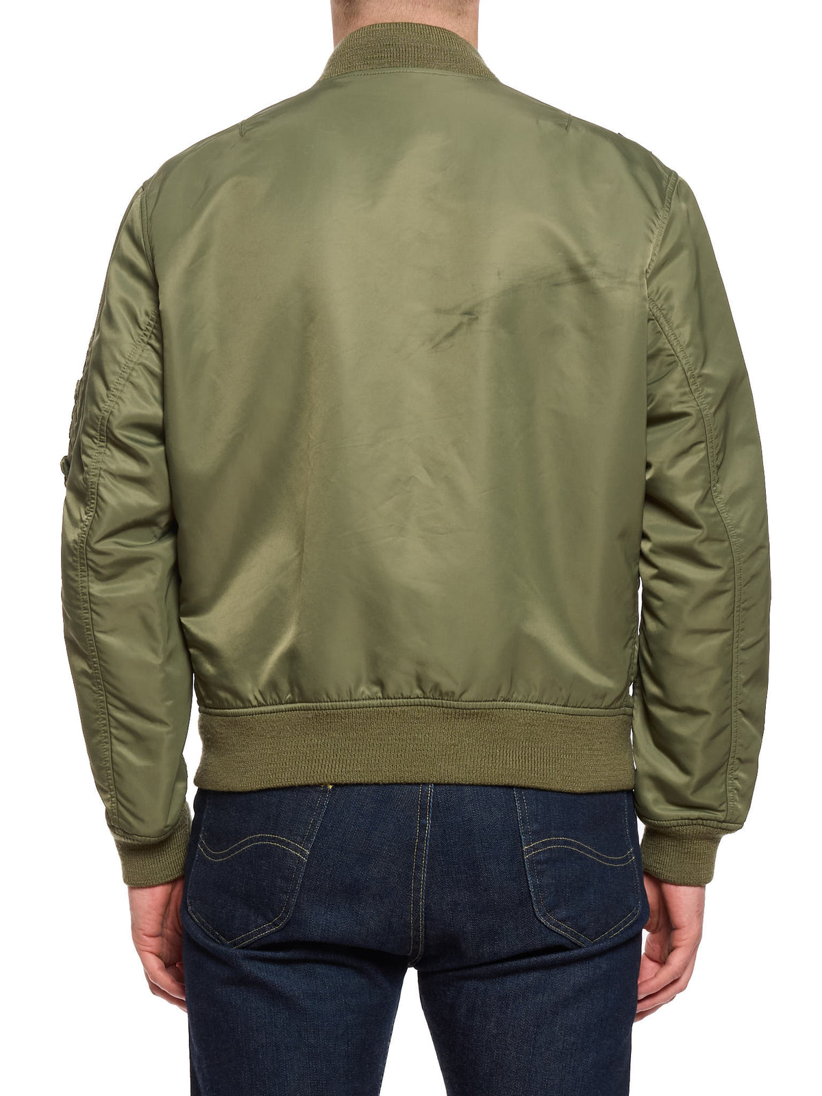 POLO RALPH LAUREN Military Green "Ma–1" Patch Flight Bomber Jacket