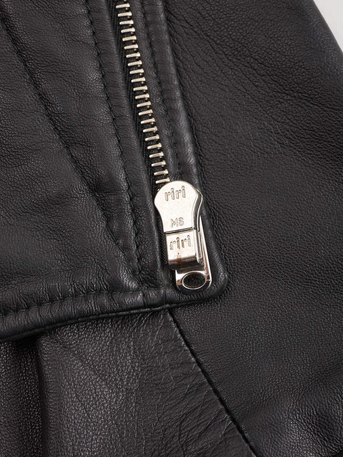 QUAI DE VALMY by SERAPHIN Black Lambskin Leather Motorcycle Jacket